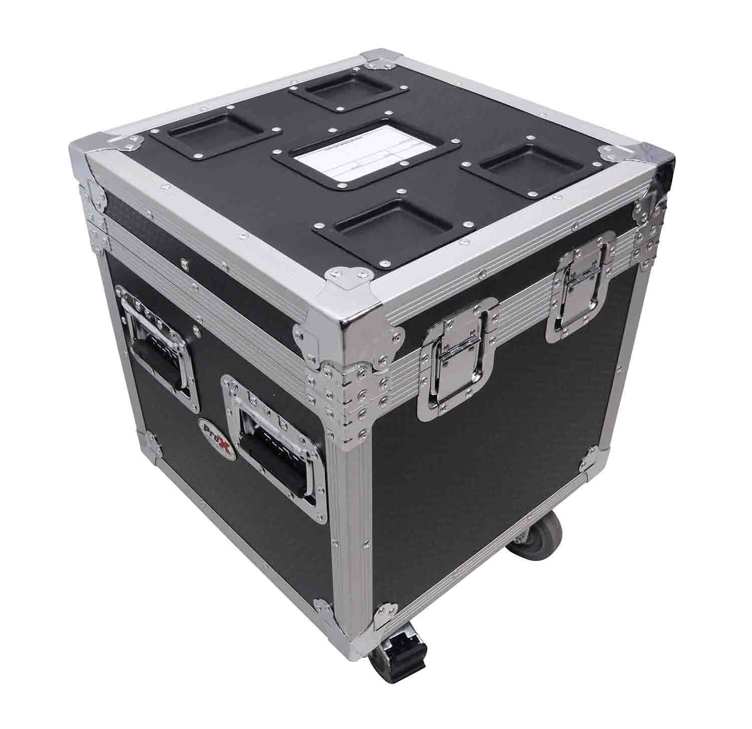 B-Stock Scratch & Dent: ProX XS-UTL17 ATA Utility Flight Travel Heavy-Duty Storage Road Case with 4-Inch in casters – 18"x18"x18' Exterior by ProX Cases
