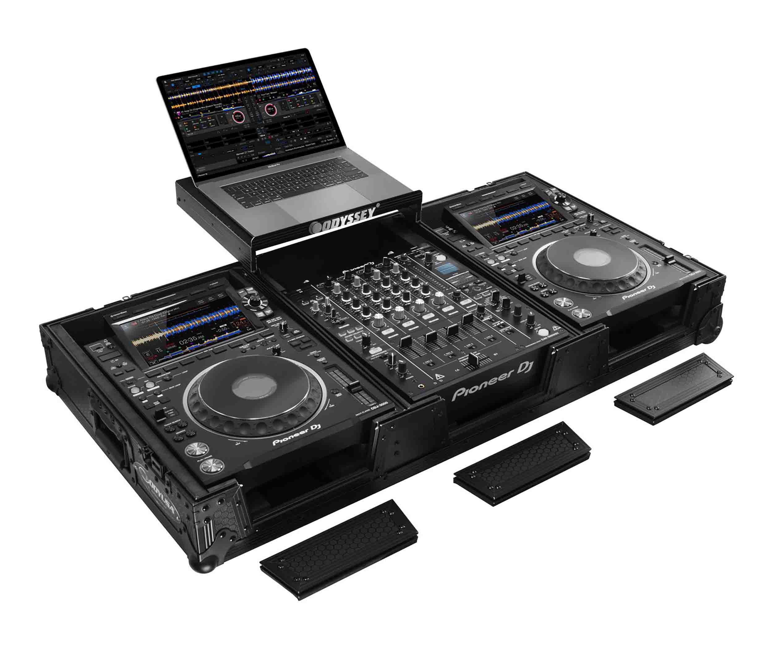 B-Stock: Odyssey 810141 Industrial Board Glide Style DJ Case for 12" DJ Mixers and Two Pioneer CDJ-3000 DJ Multi Players by Odyssey