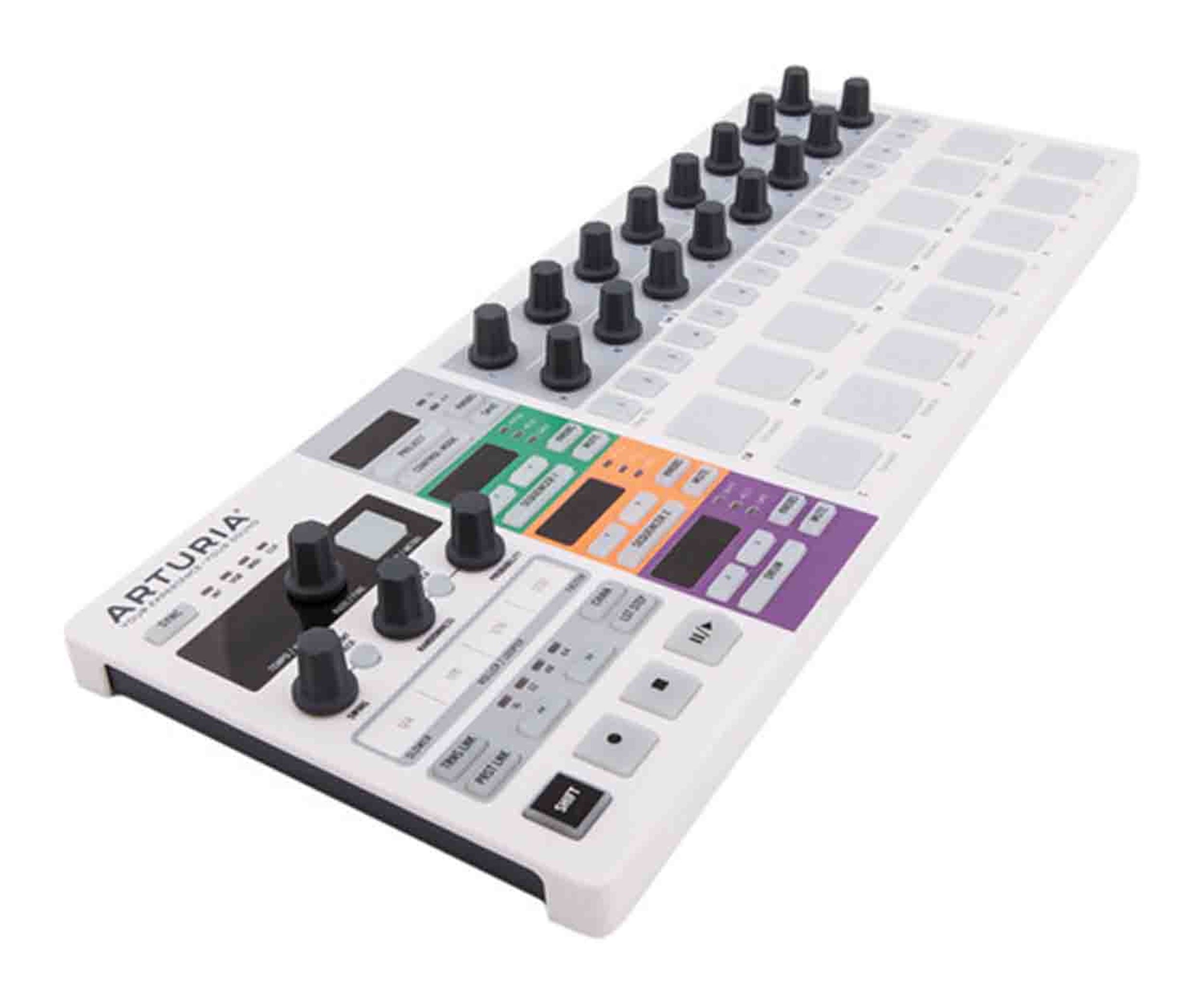 Arturia BeatStep Pro MIDI/Analog Controller DJ Package with Protective Cover by Arturia