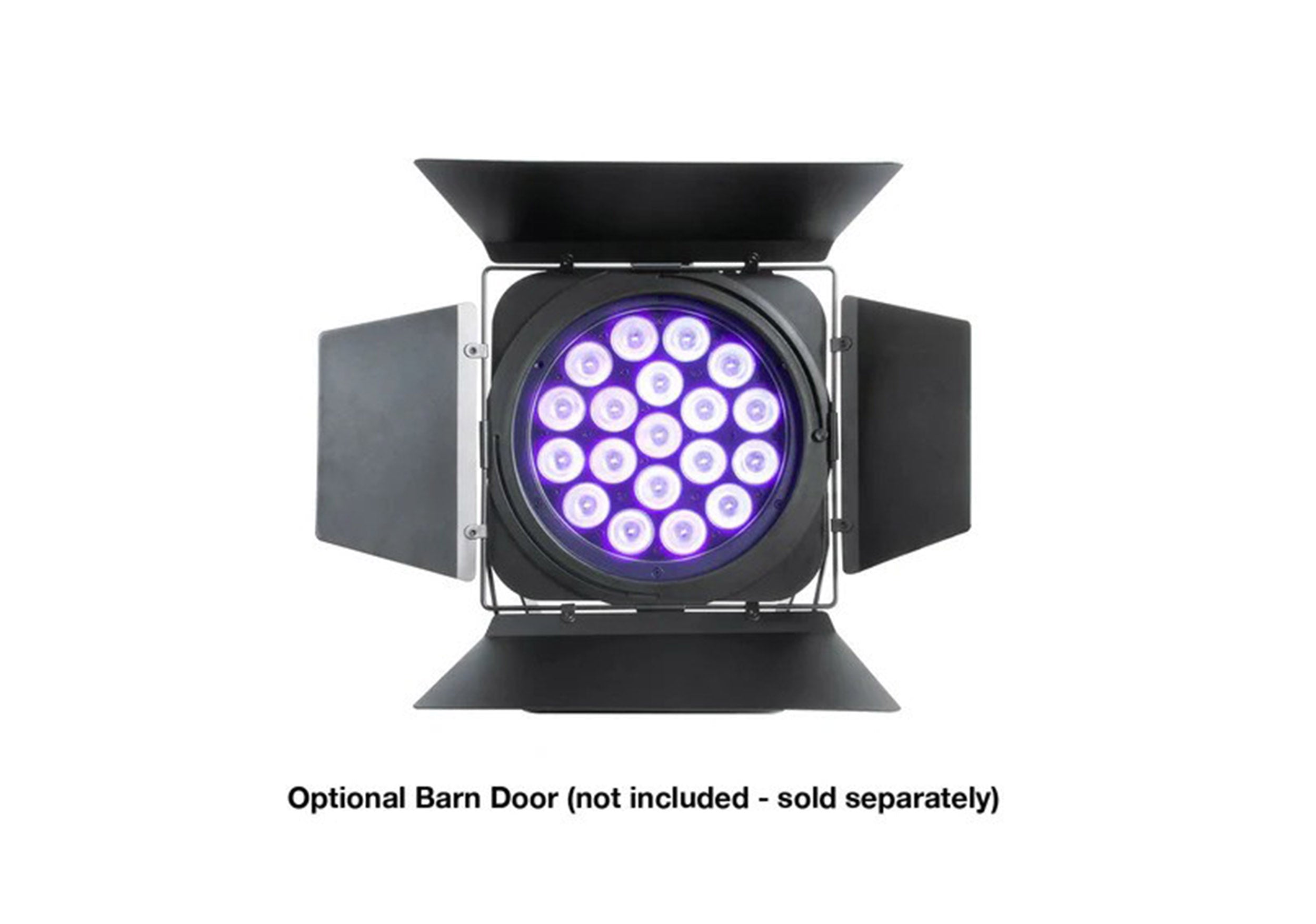 Elation Professional Seven Par 19IP, RGBAL+UV LED IP65 Par 19 x 25W by ELATION