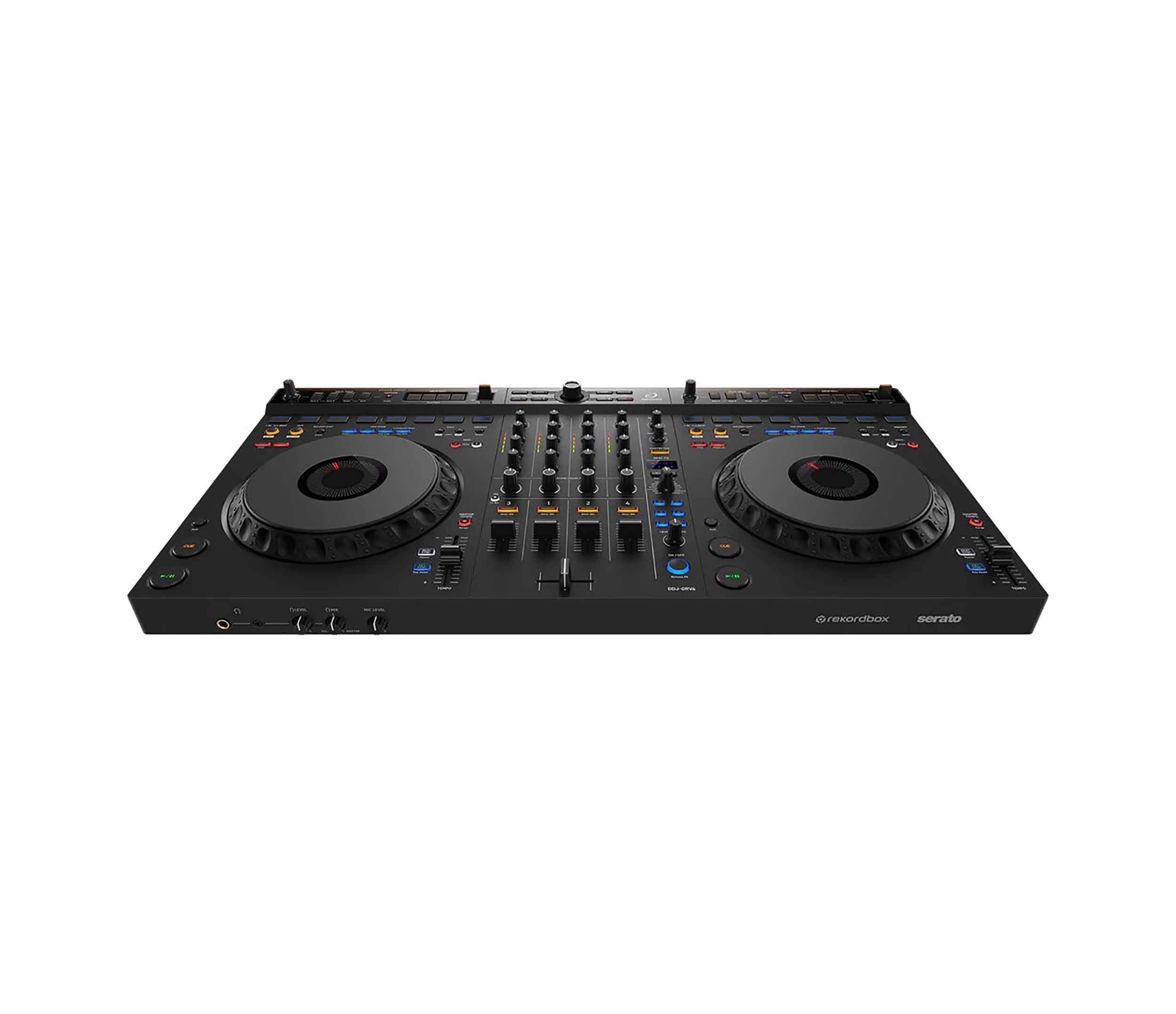 DJ Package for Club with Pioneer DJ Controller, Case, Headphones, Loudspeaker, Cable and LED Lighting System by Pioneer DJ