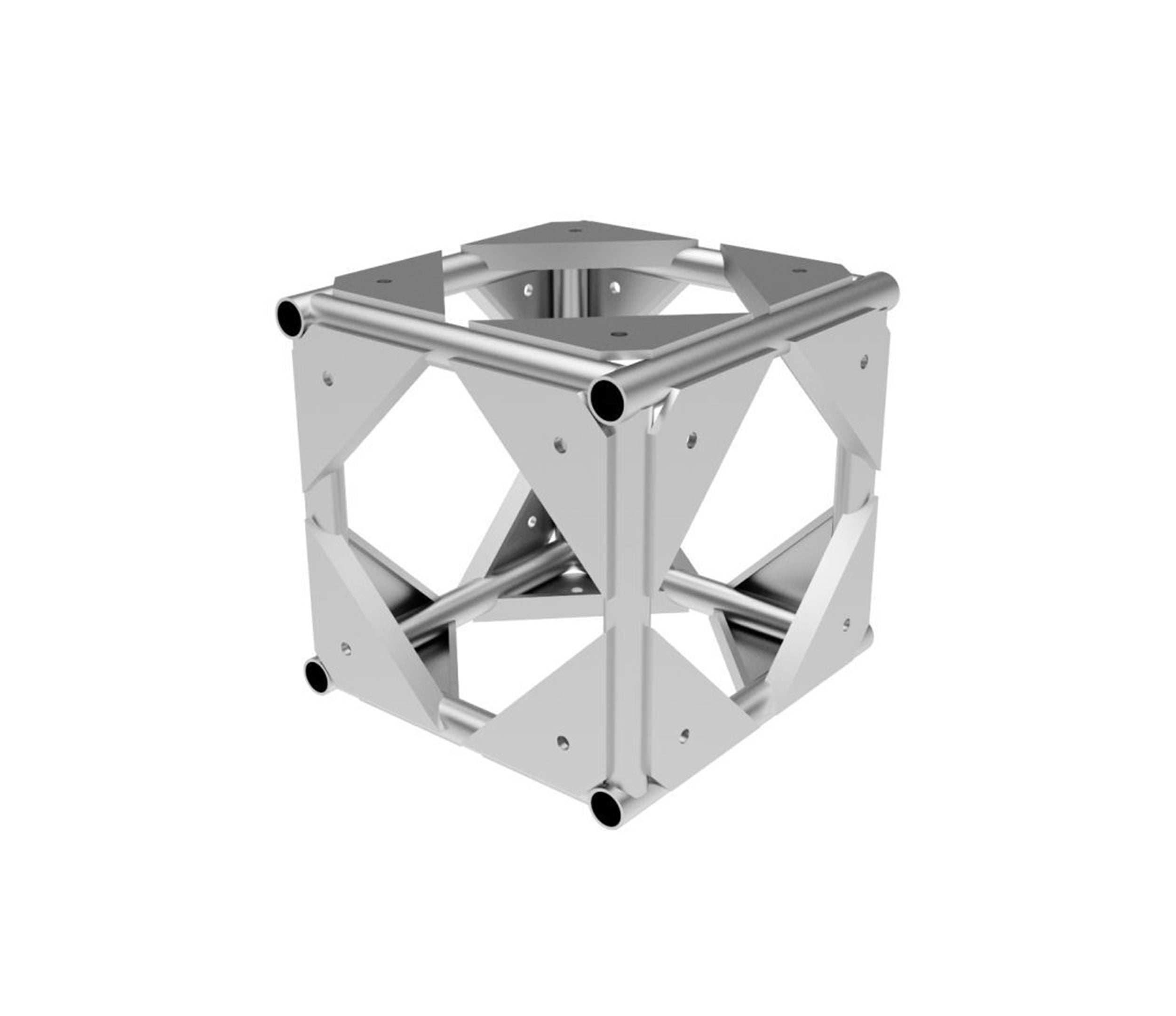 Global Truss DT-GP20-Block, 6-Way Corner Block for 20.5" Plated Truss - 1.64ft by Global Truss