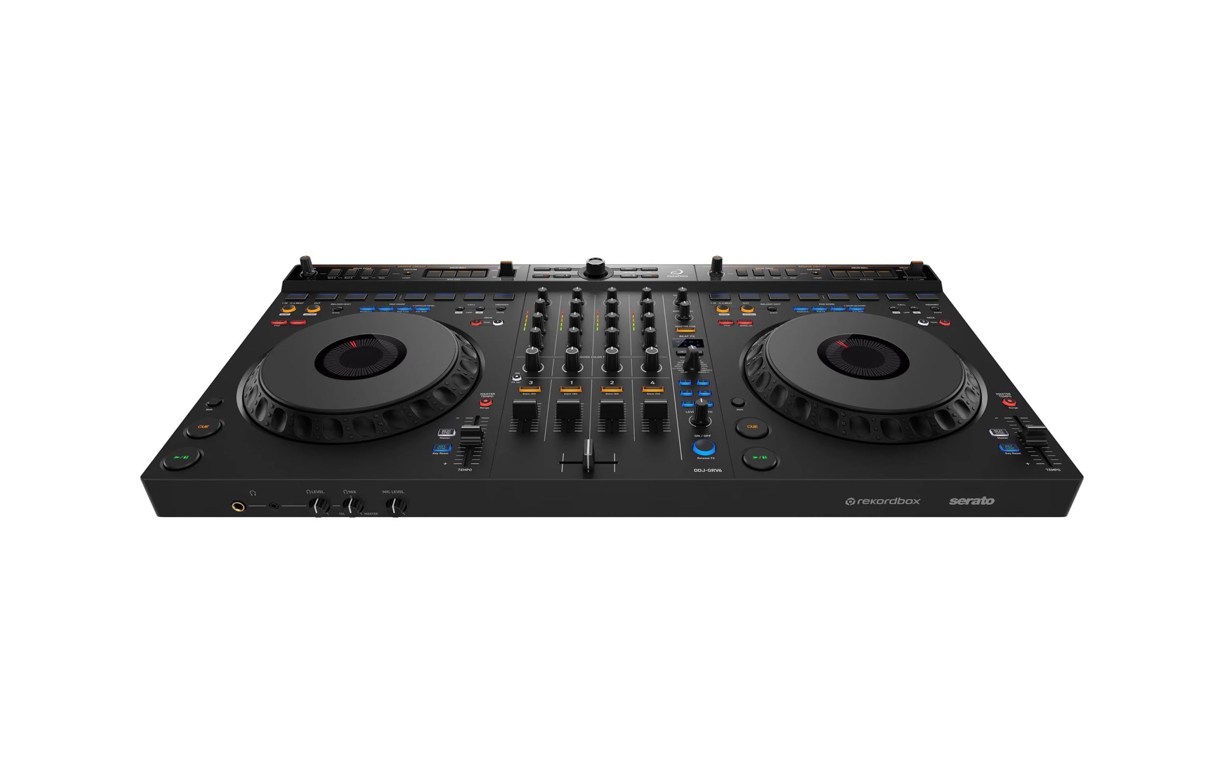 Pioneer DJ Package DDJ-GRV6 Controller, Headliner HL20000 Laptop Stand and ProX XB-DJCL DJ Bag by Pioneer DJ