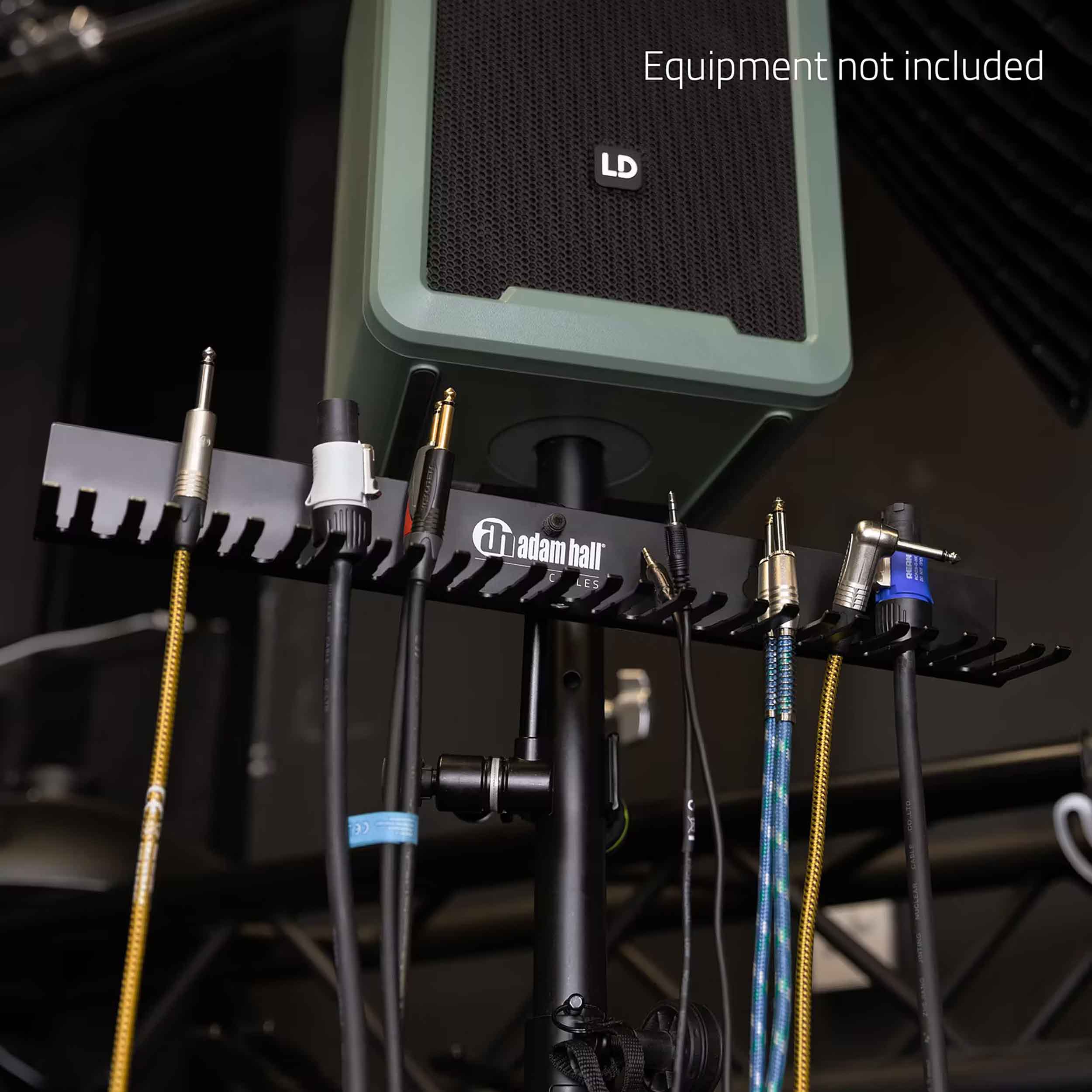 Adam Hall SCS27 Cable Holder Pro - Wall and Stand Mountable Organizer by Adam Hall