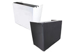 ProX XF-MESAMEDIA MK2, DJ Facade Table Workstation Includes TV Bracket Mount White and Black Scrims and Carry Bag by ProX Cases