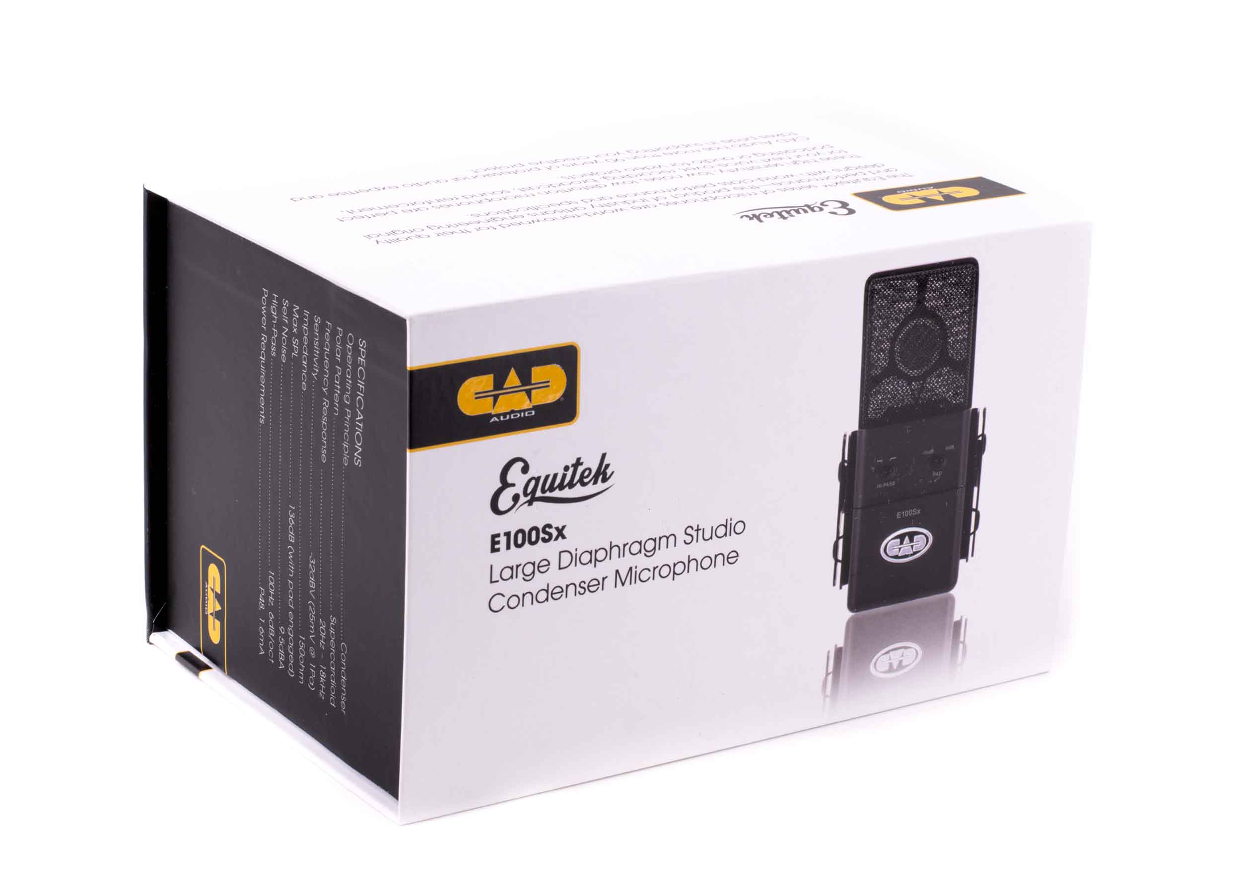 CAD Audio E100Sx Equitek Large Diaphragm Studio Condenser Microphone by CAD Audio