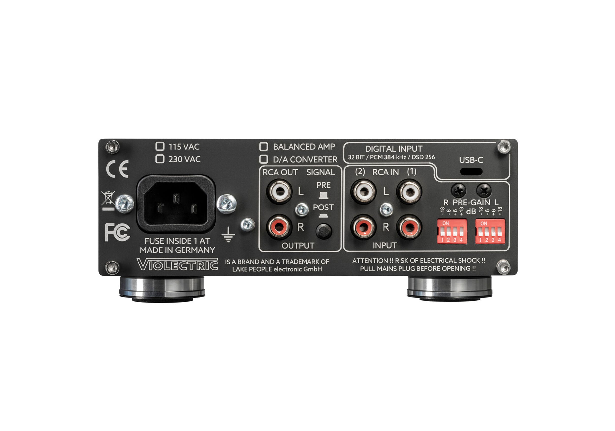 Amplificateur de casque, préampli et DAC Violectric DHA-V226