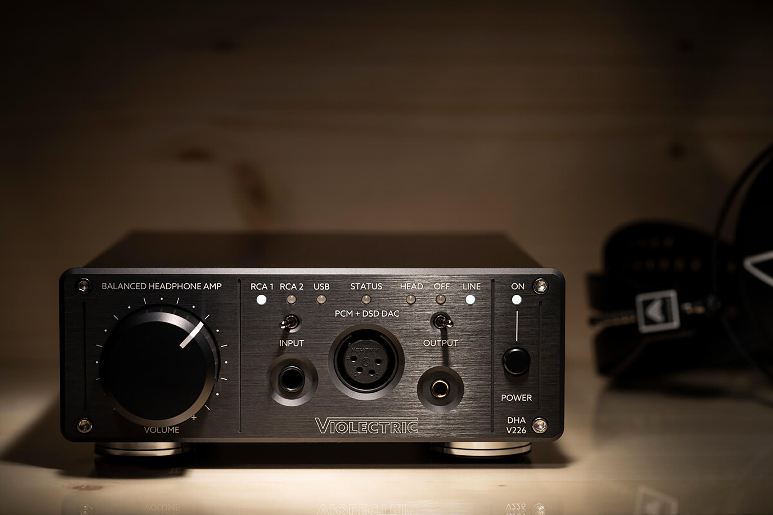 Amplificateur de casque, préampli et DAC Violectric DHA-V226