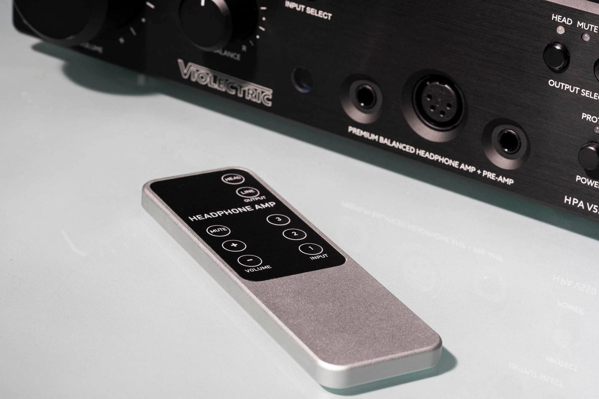 Violectric HPA-V550-PRO Powerful Balanced Headphone Amplifier with 256-Stage Relay
