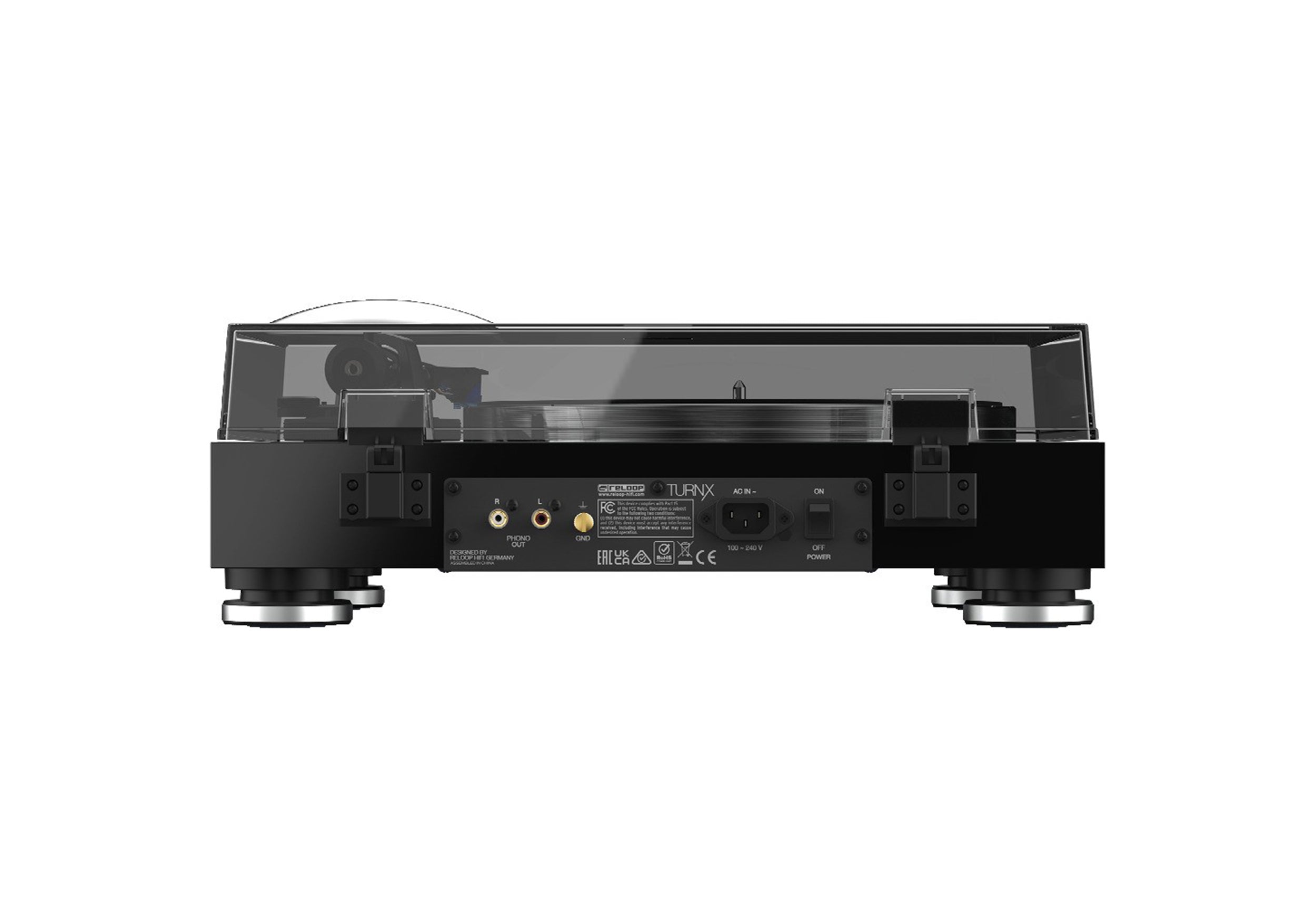 Reloop TURN-X Premium HiFi Quartz-Controlled Turntable with Ortofon 2M Blue by Reloop