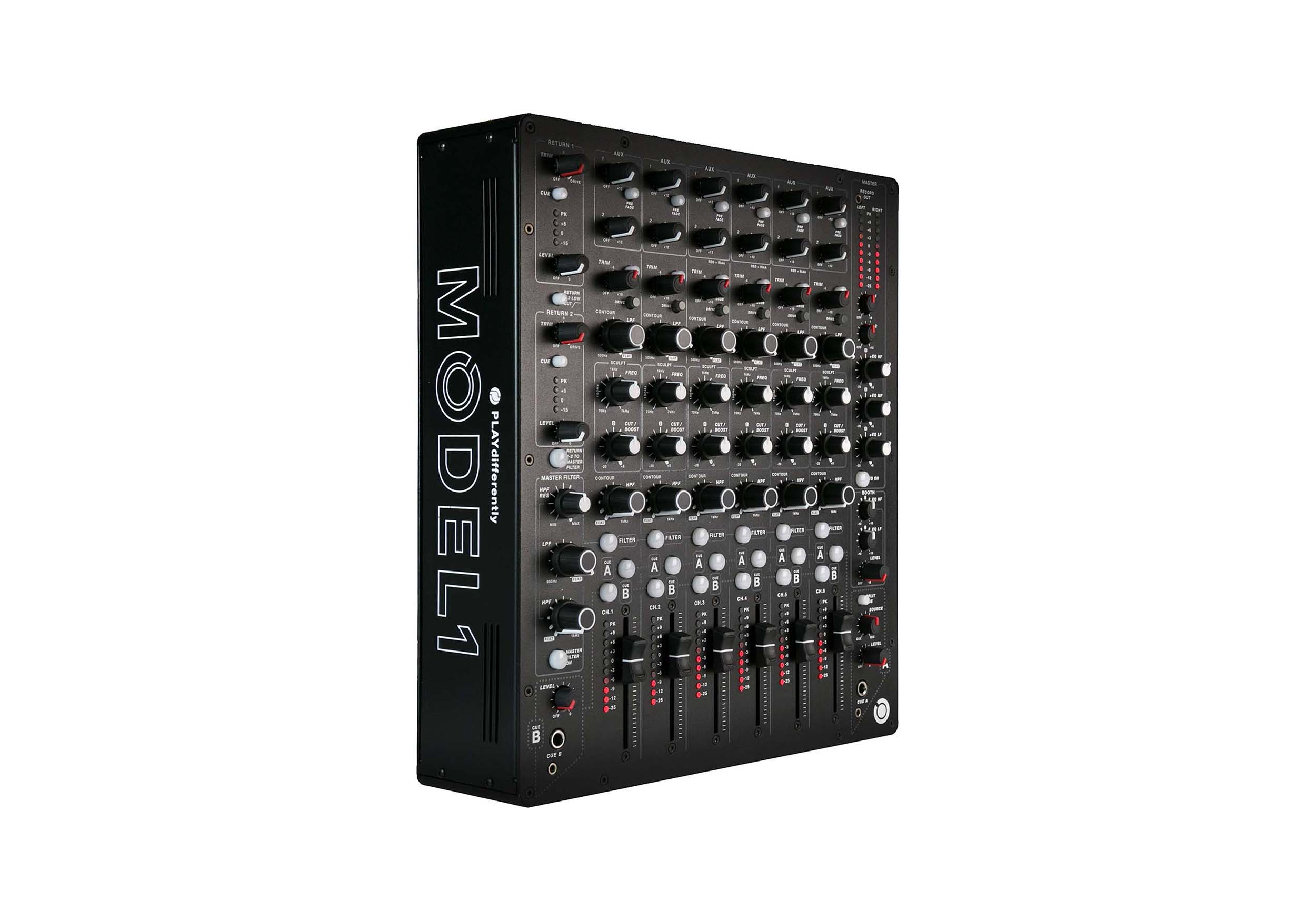 PLAYdifferently MODEL-1 6-Channel Premium Analogue DJ Mixer by PLAYdifferently