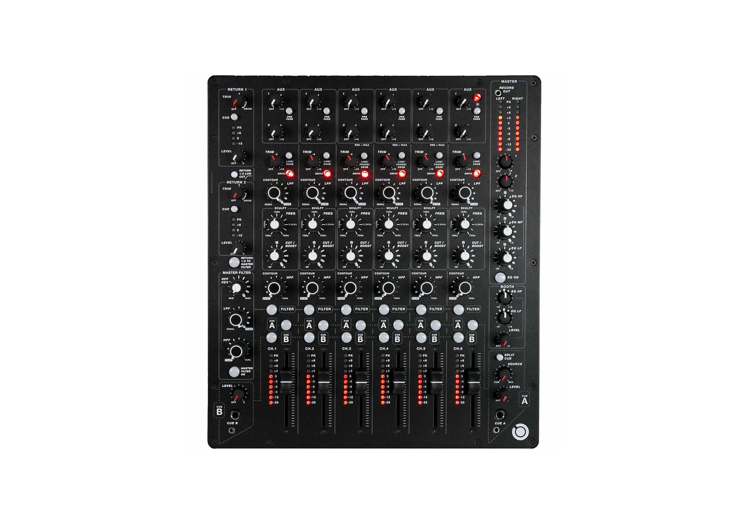 PLAYdifferently MODEL-1 6-Channel Premium Analogue DJ Mixer by PLAYdifferently