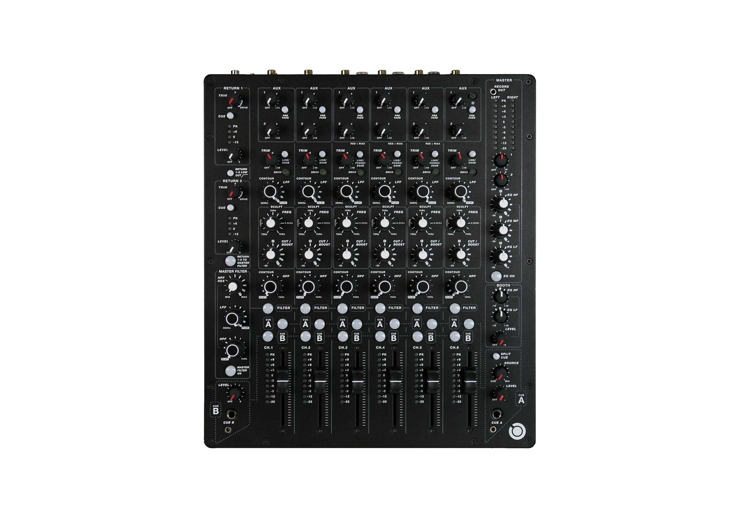 PLAYdifferently MODEL-1 6-Channel Premium Analogue DJ Mixer by PLAYdifferently