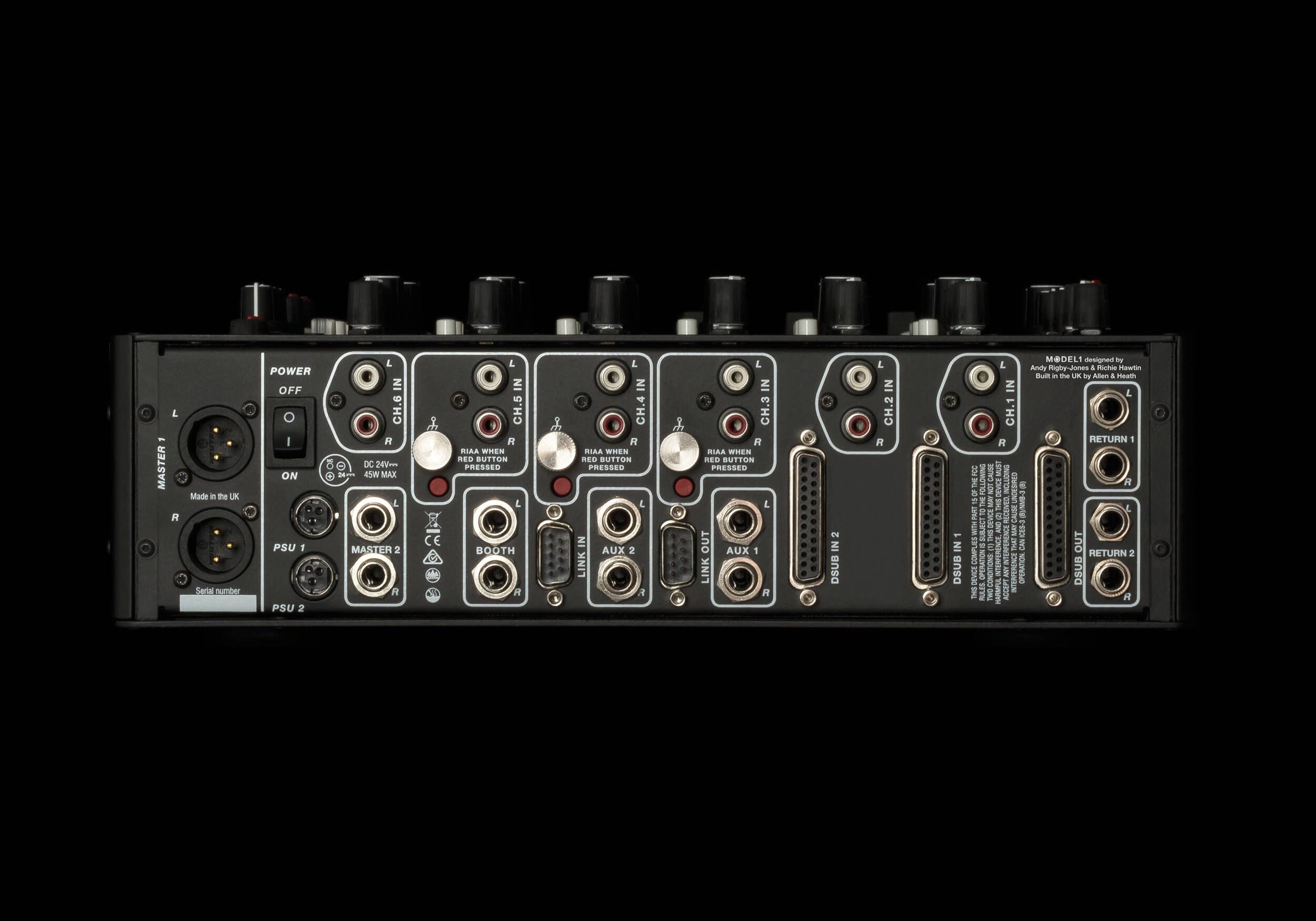 PLAYdifferently MODEL-1 6-Channel Premium Analogue DJ Mixer by PLAYdifferently