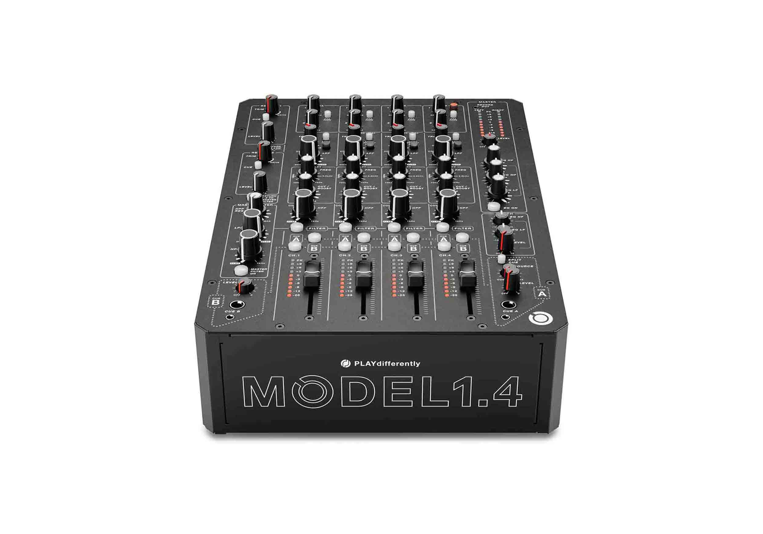 PLAYdifferently MODEL 1.4 Premium Ultracompact 4 Channel Analog DJ Mixer by PLAYdifferently