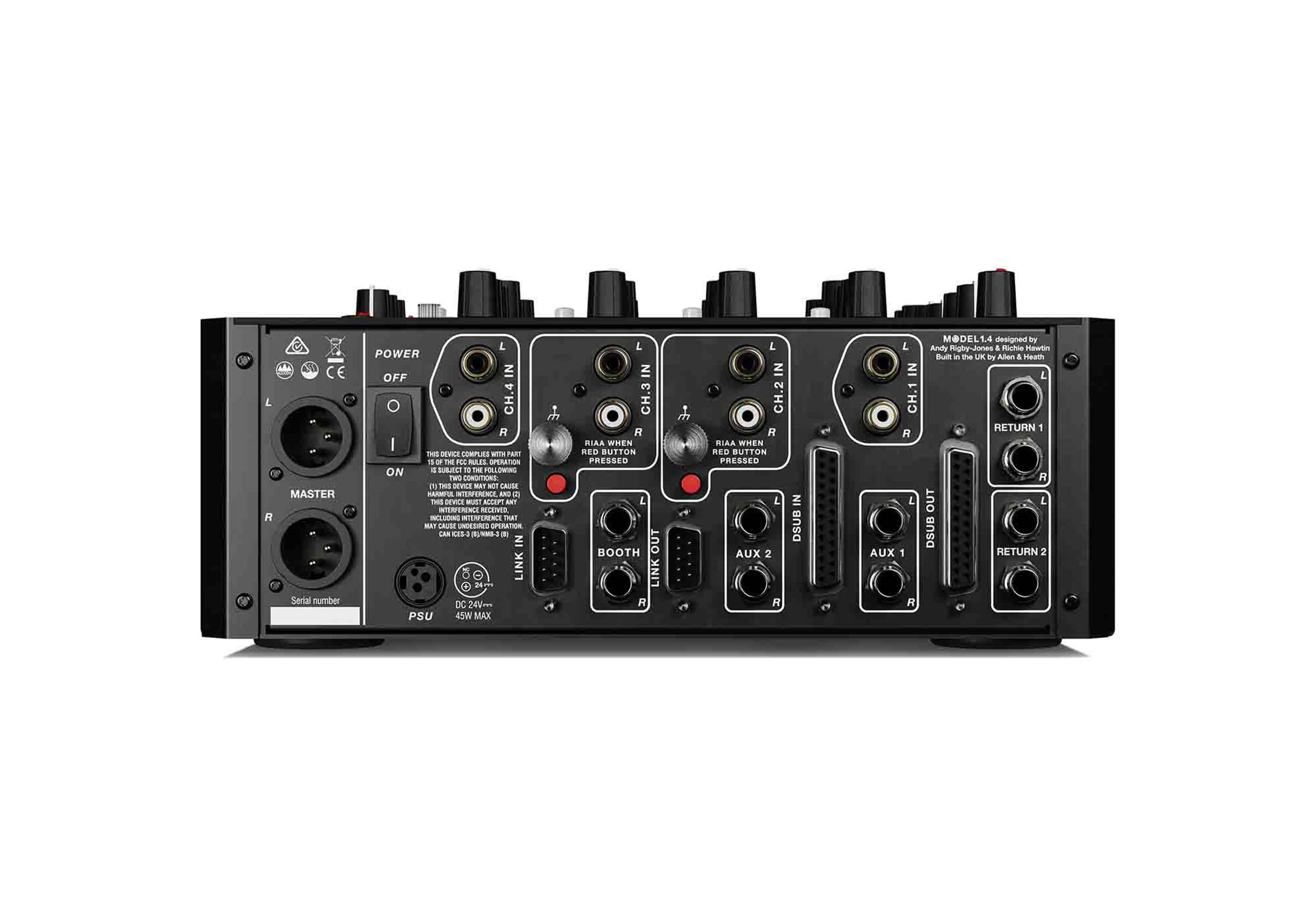 PLAYdifferently MODEL 1.4 Premium Ultracompact 4 Channel Analog DJ Mixer by PLAYdifferently