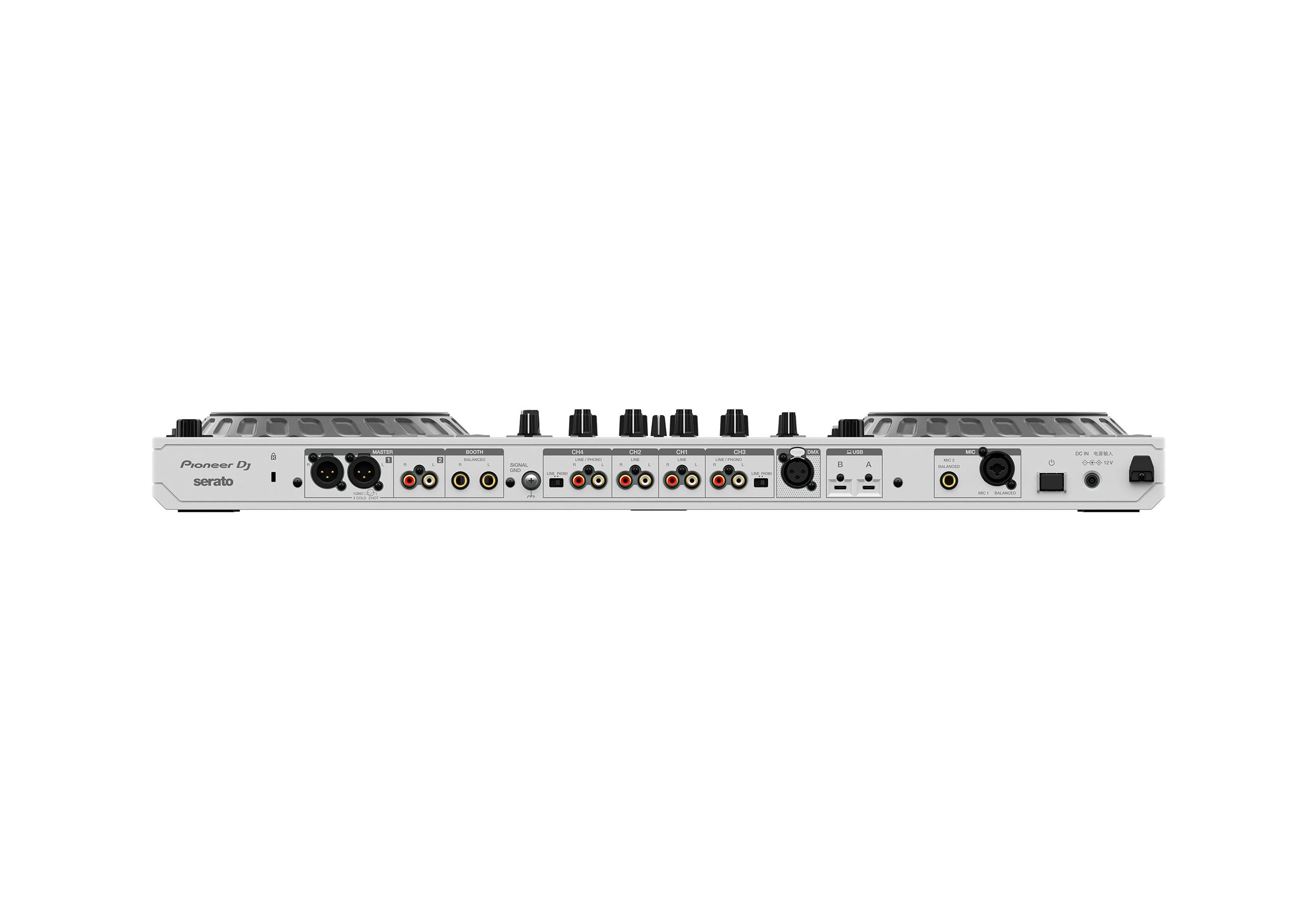 Pioneer DJ DDJ-FLX10-W Limited Edition 4-Channel DJ Controller for Rekordbox & Serato in White by Pioneer DJ