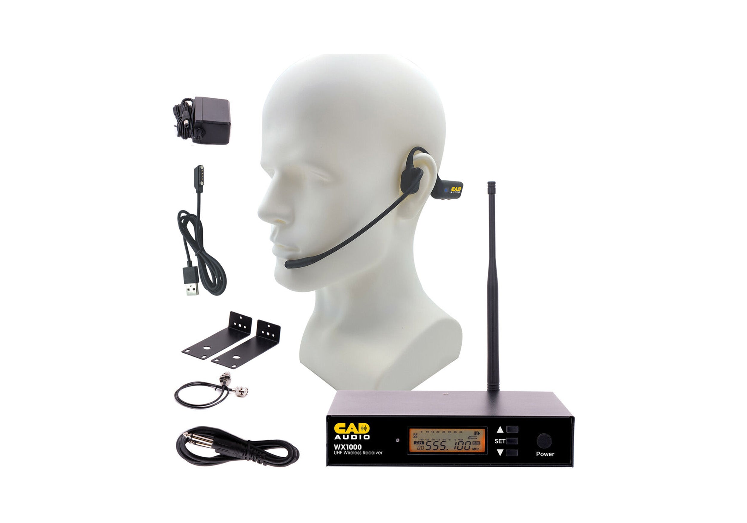CAD Audio WX1000HW Wireless Headworn Microphone System - 550 to 590 MHz by CAD Audio