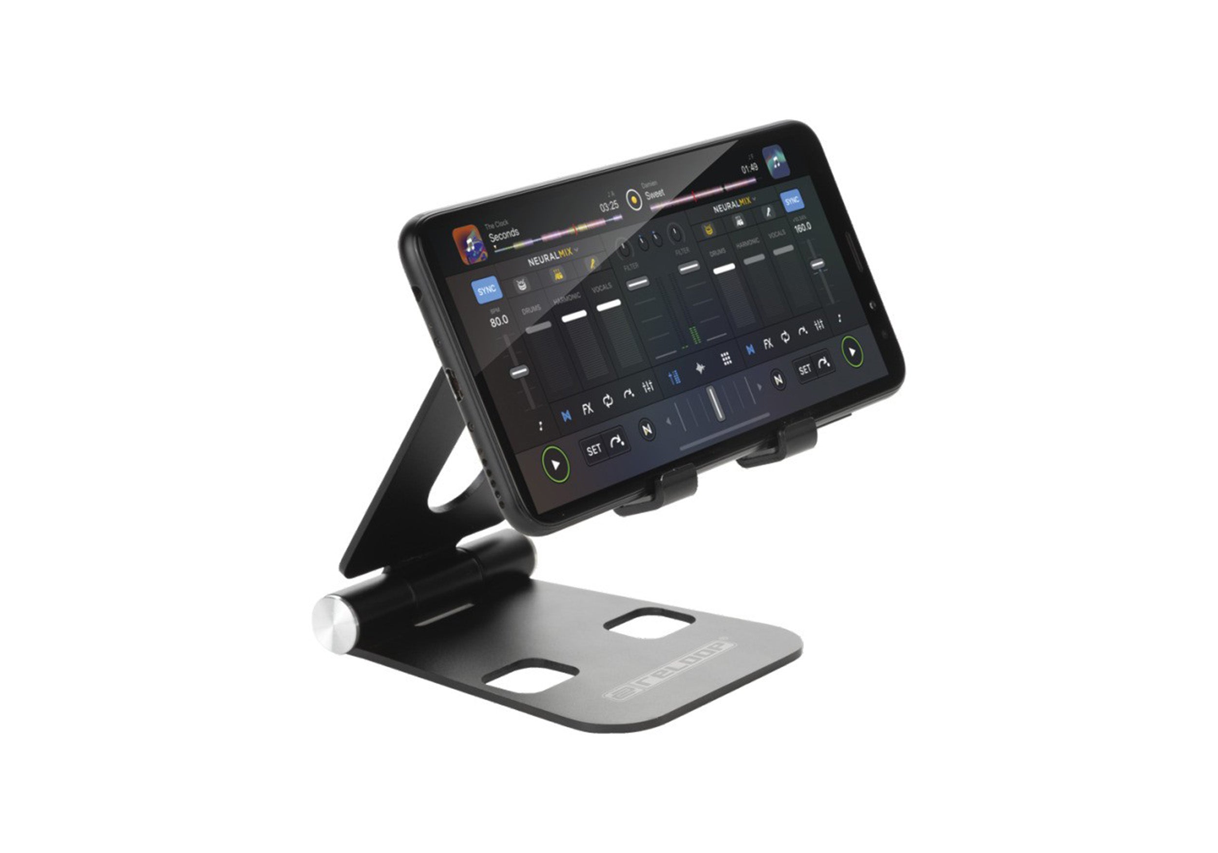 Reloop SMART-DISPLAY-STAND Adjustable and Foldable for Smartphones and Tablets by Reloop
