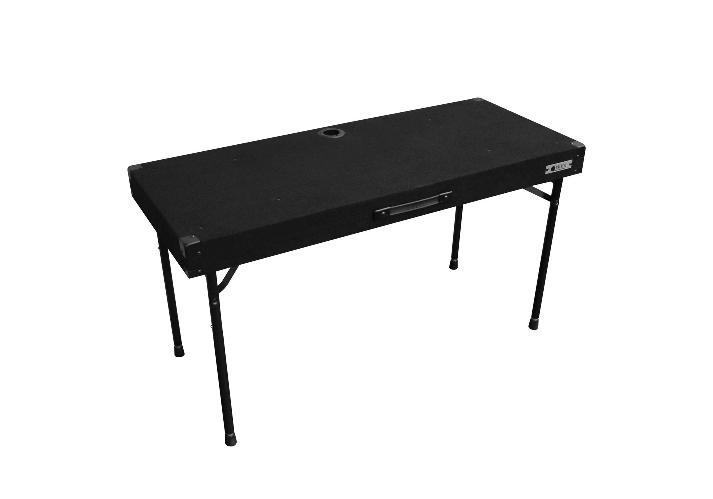 Odyssey CTBC2048 Height Adjustable 48″ x 20″ Work Surface Carpet DJ Table by Odyssey