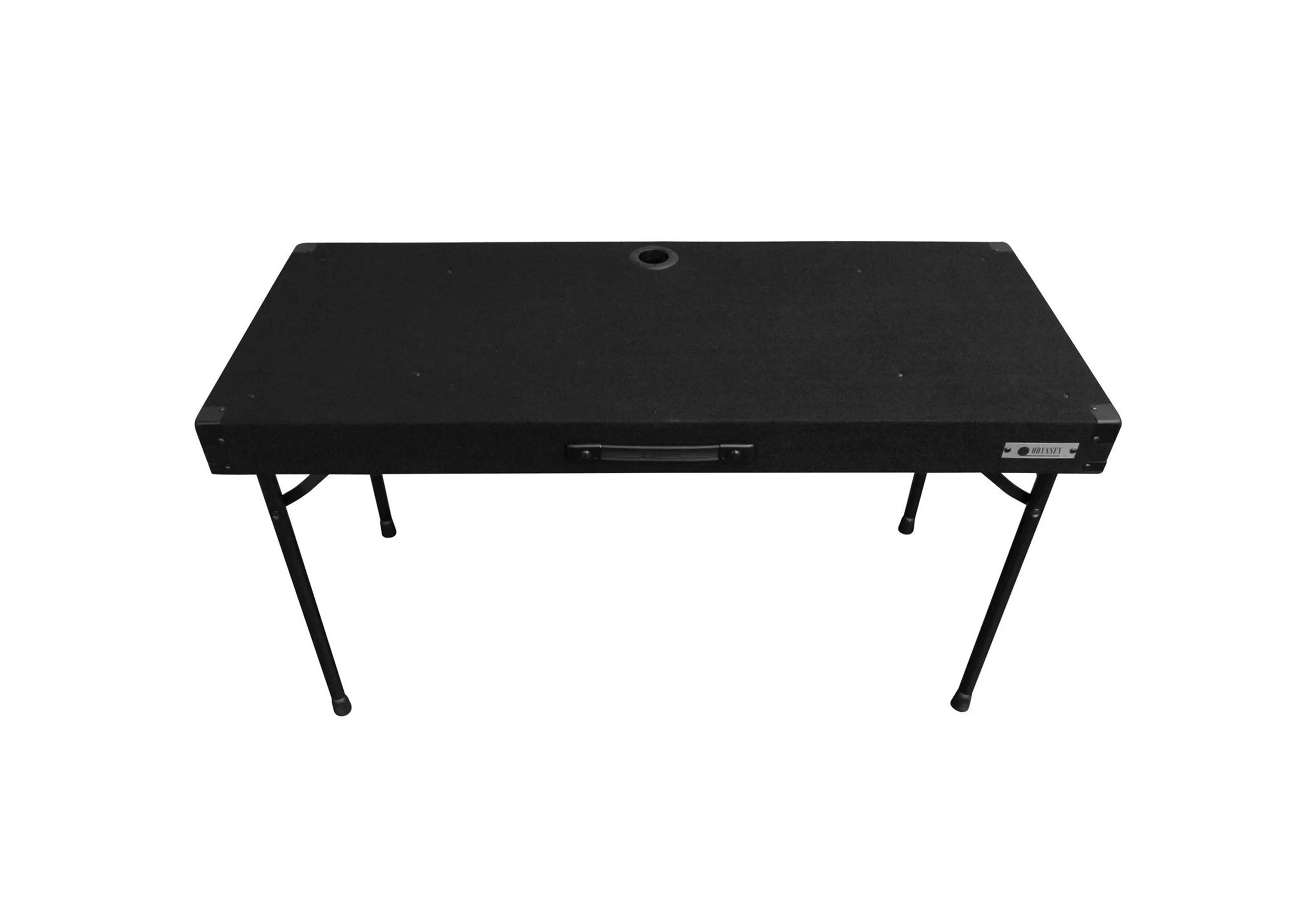 Odyssey CTBC2048 Height Adjustable 48″ x 20″ Work Surface Carpet DJ Table by Odyssey
