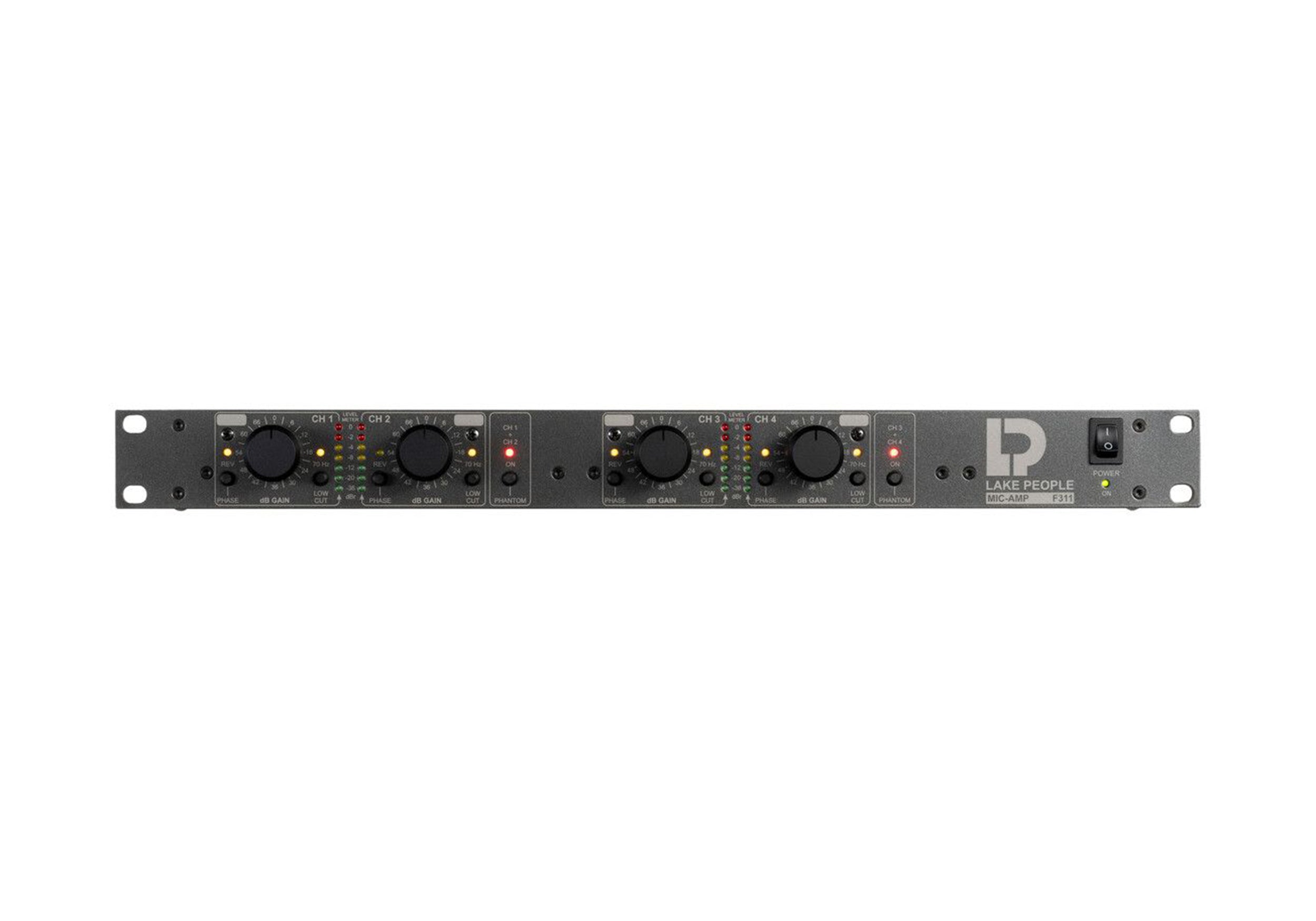 Lake People F311-Q 4-Channel Microphone Preamplifier by Lake People