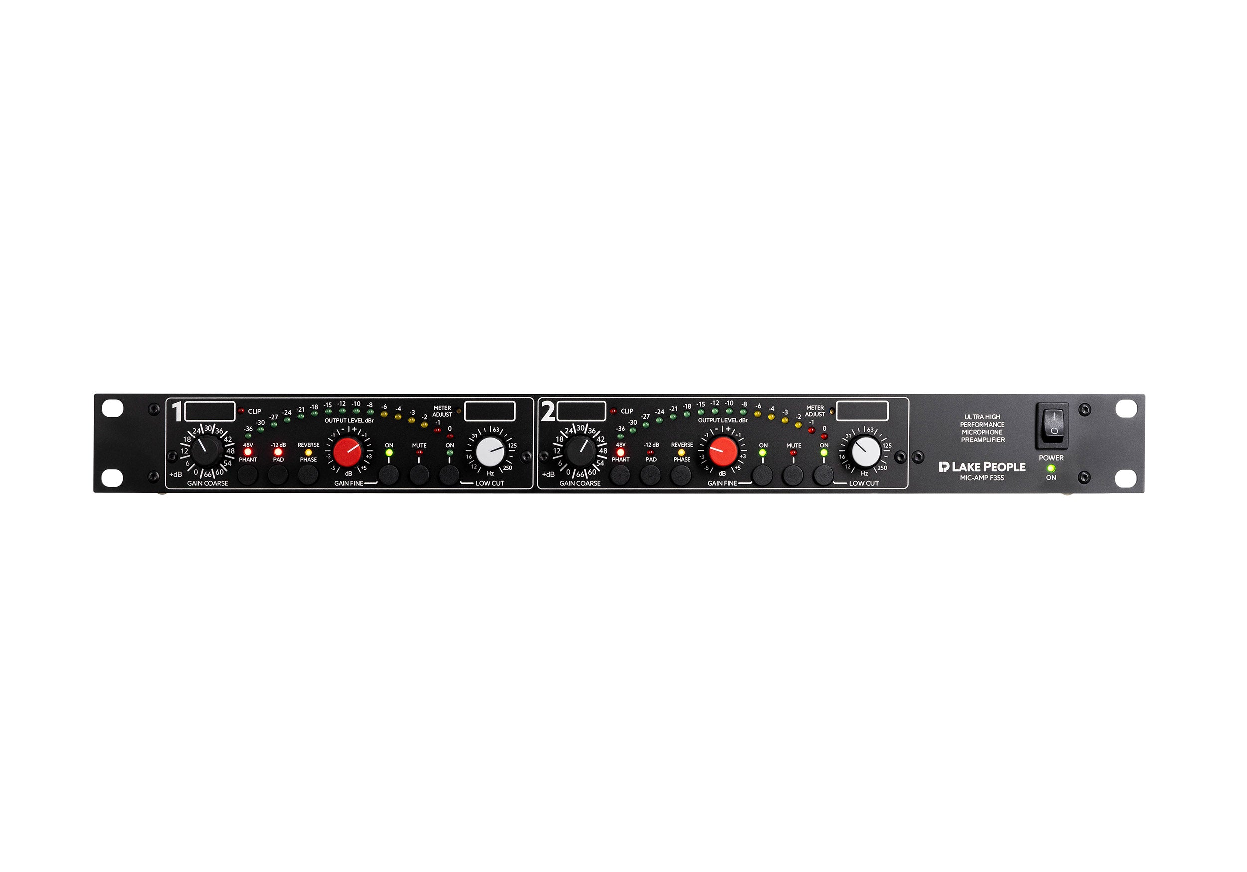 Lake People F355 2-Channel Microphone Preamplifier by Lake People