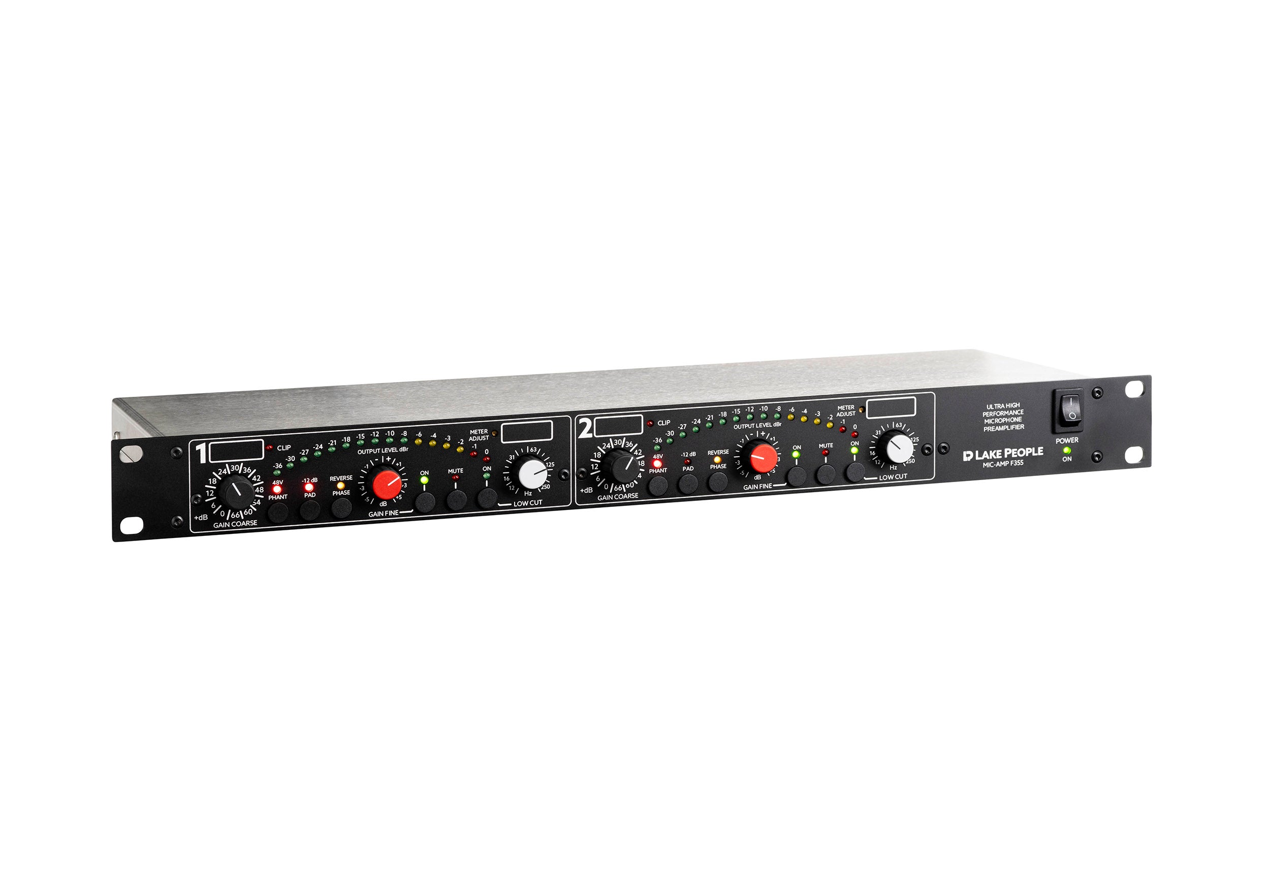 Lake People F355A 2-Channel Microphone Preamplifier with Class-A Input by Lake People