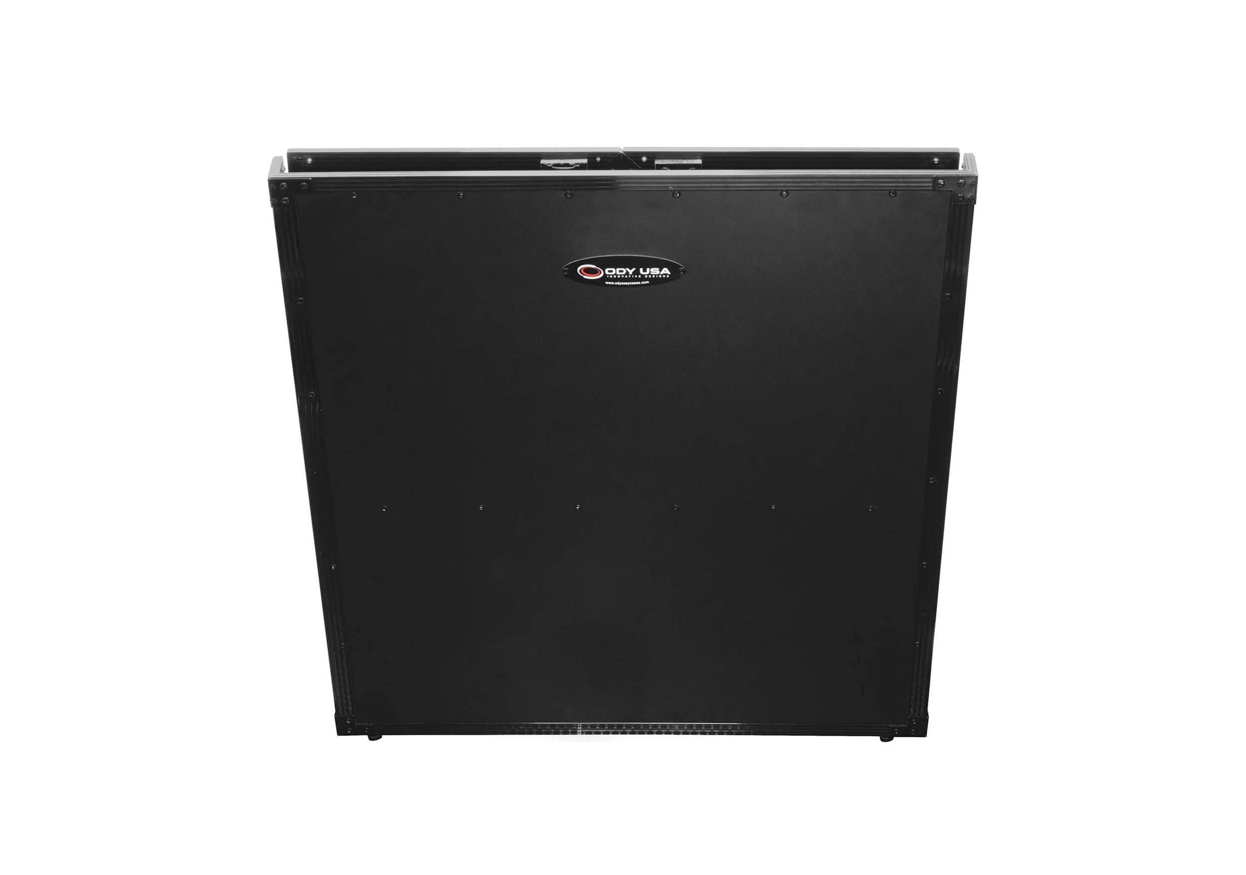 Odyssey FZF33362TBL 33″ Wide x 36″ Tall Black Two Tier DJ Fold Out Stand by Odyssey