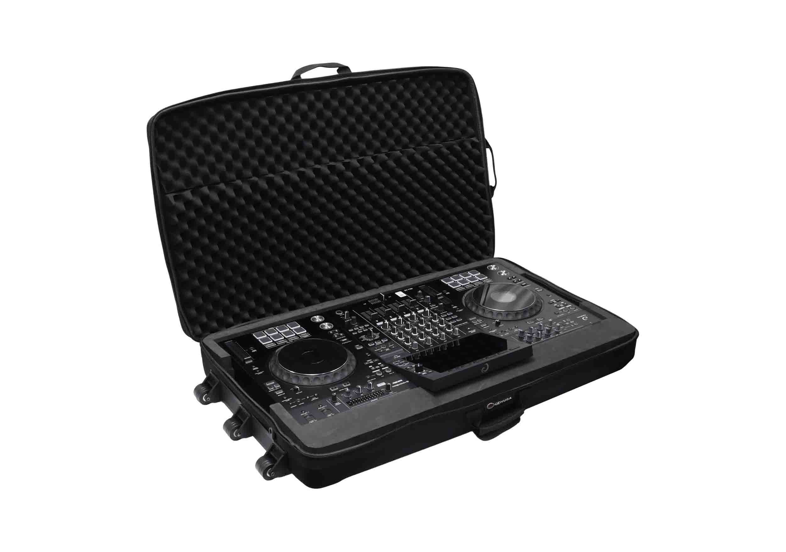 Odyssey BMXDJAZW EVA Molded Soft Case with Wheels for AlphaTheta XDJ-AZ by Odyssey
