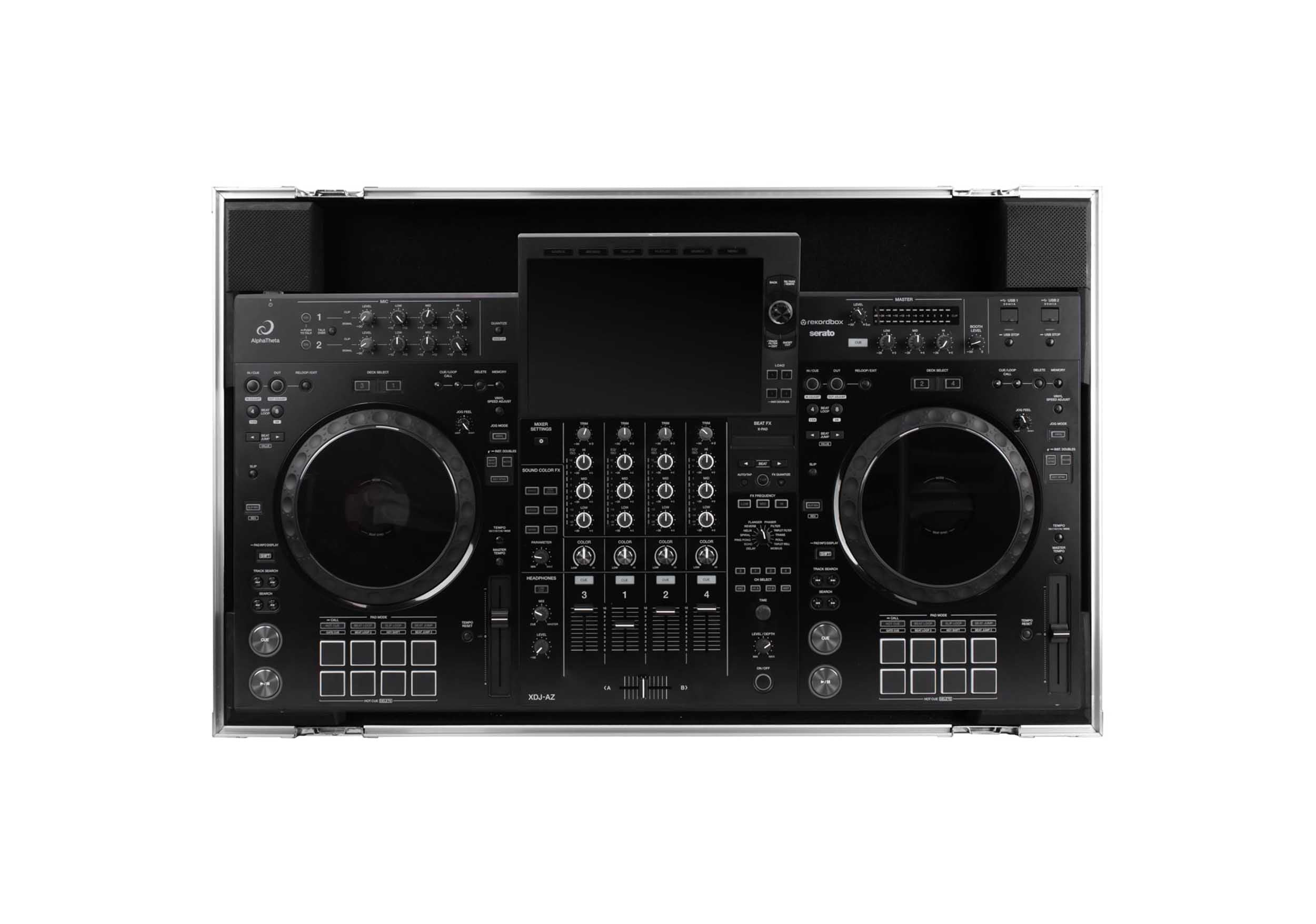 Odyssey FZXDJAZW Flight Case with Wheels for AlphaTheta XDJ-AZ by Odyssey