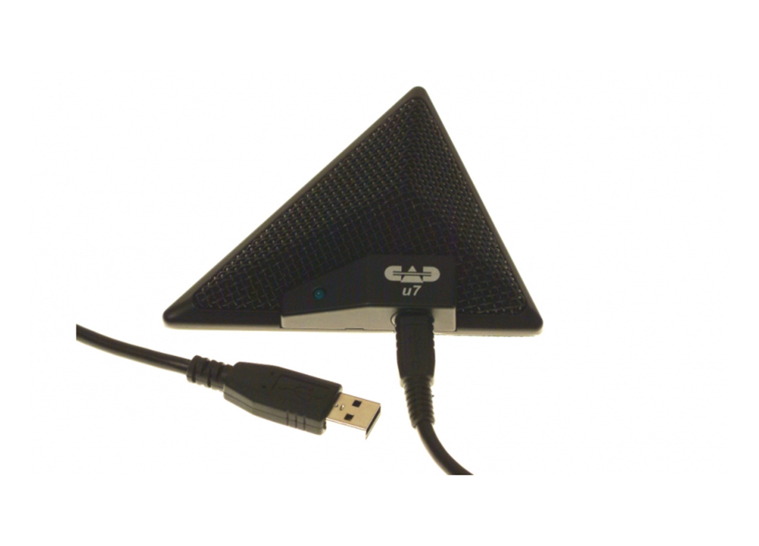 CAD Audio CAD-U7 Omnidirectional USB Boundary Microphone – Black by CAD Audio
