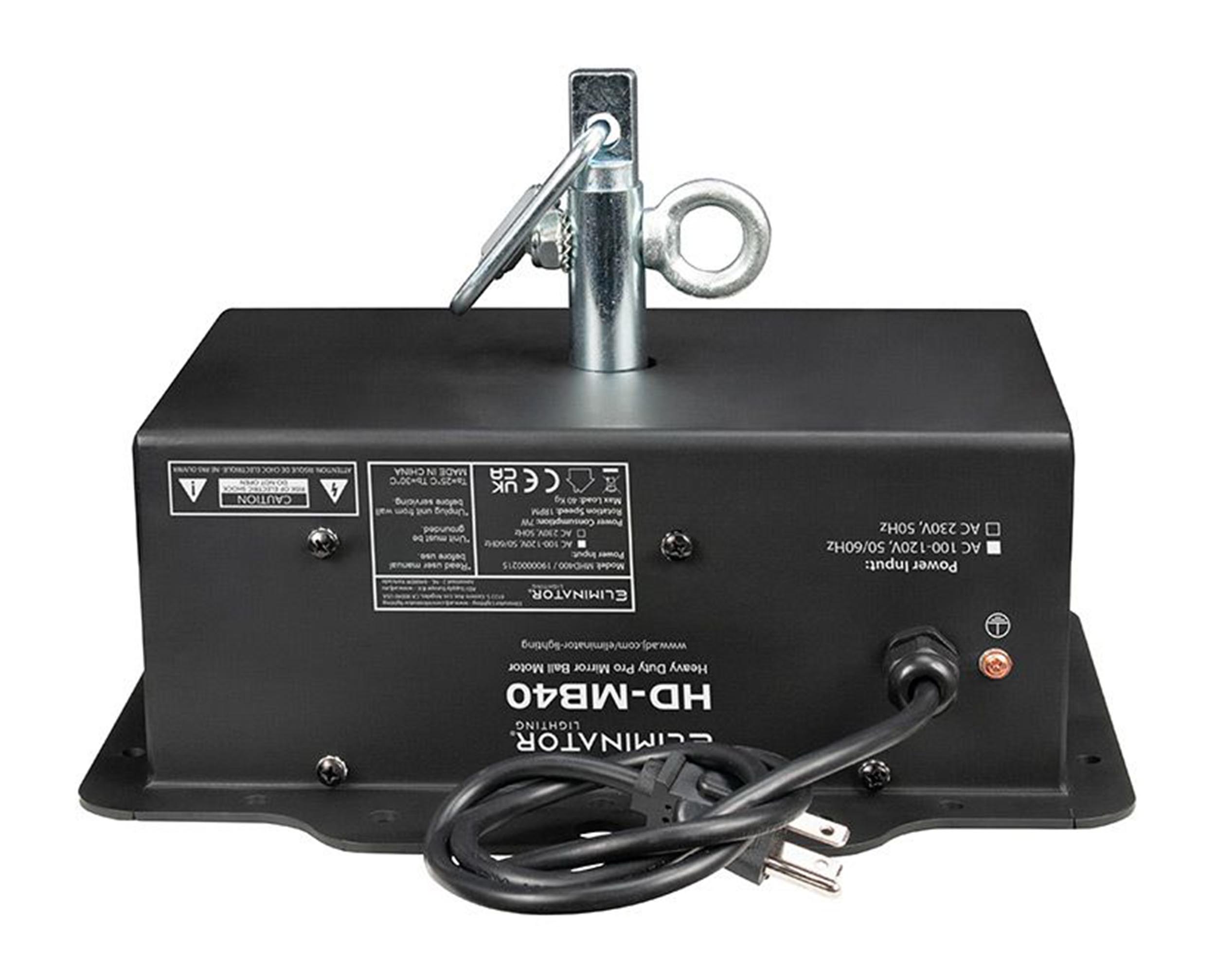 B-Stock: Eliminator Lighting HD MB40, Heavy-Duty Motor for Large Mirror Balls