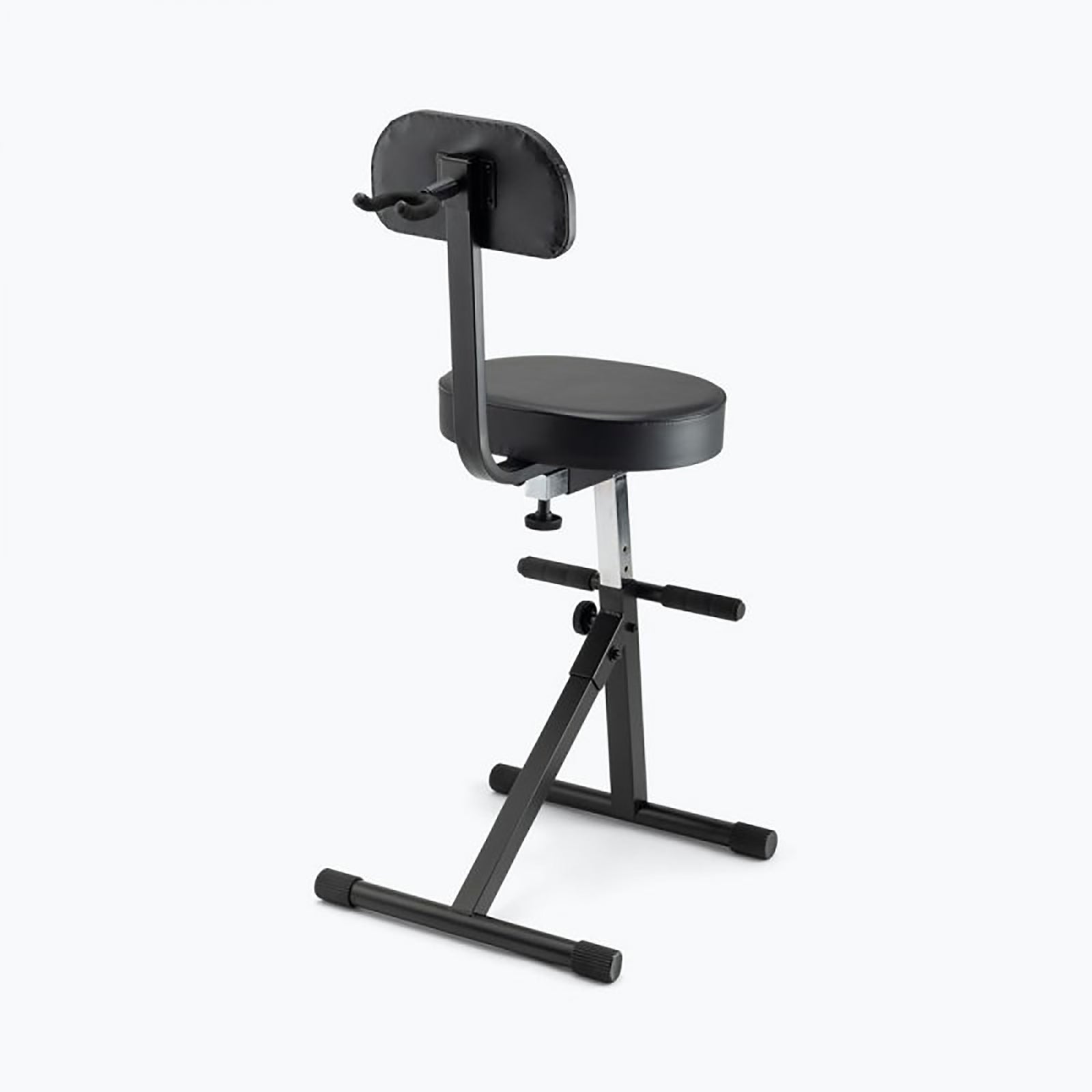 OnStage DT8500V2 Padded Throne with Backrest, Adjustable Height, and Braced Legs by OnStage