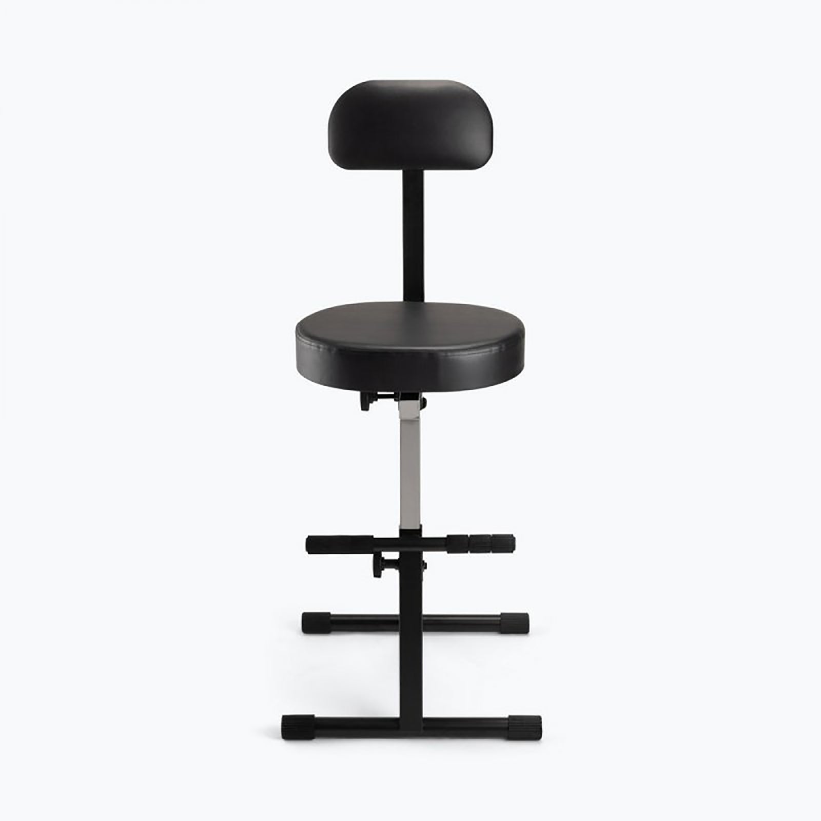 OnStage DT8500V2 Padded Throne with Backrest, Adjustable Height, and Braced Legs by OnStage