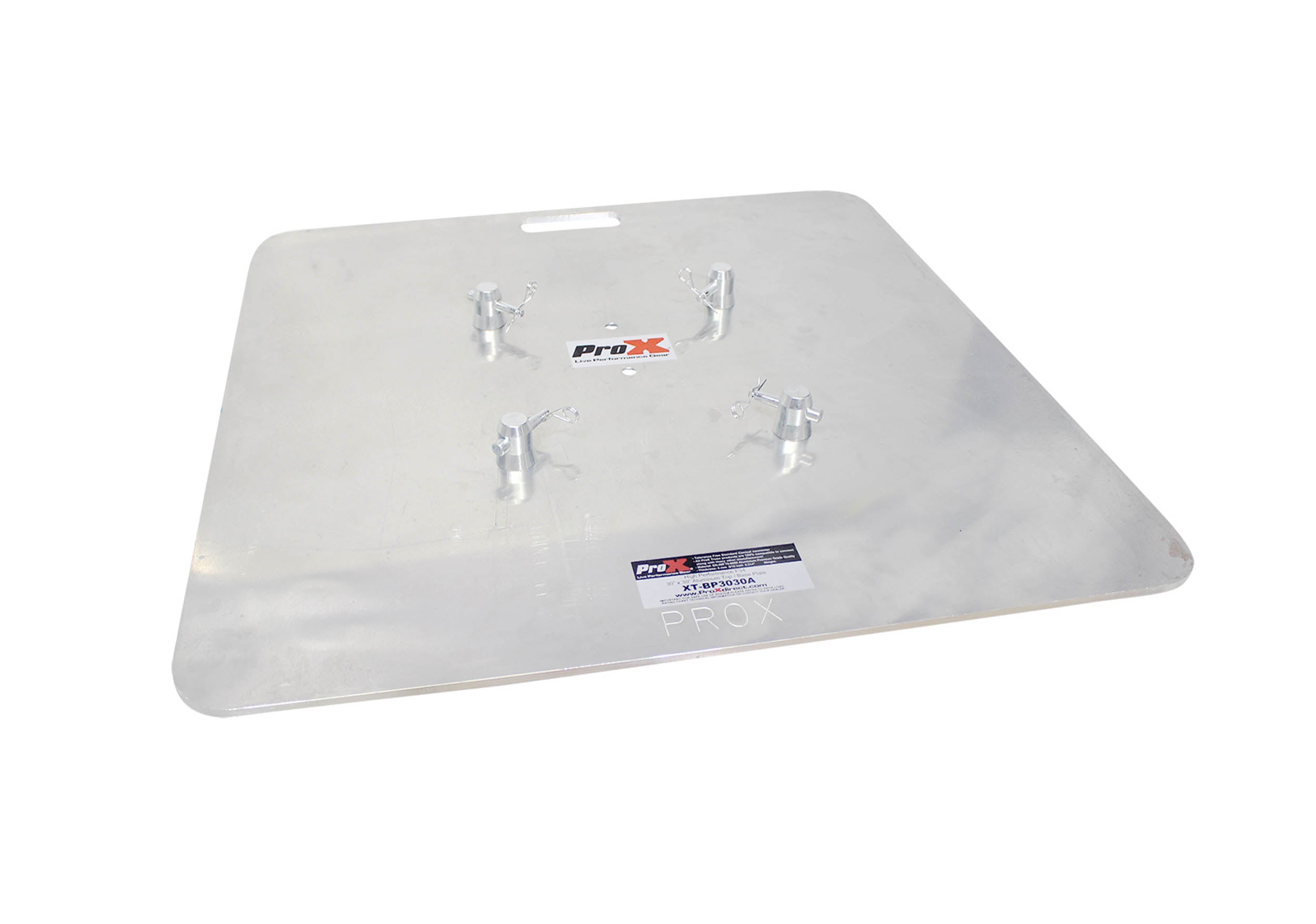 ProX XT-BP3030A 8mm Aluminum Truss Base Plate for F34, F32 and F31 Conical Square Truss with Connectors - 30" X 30" by ProX Cases