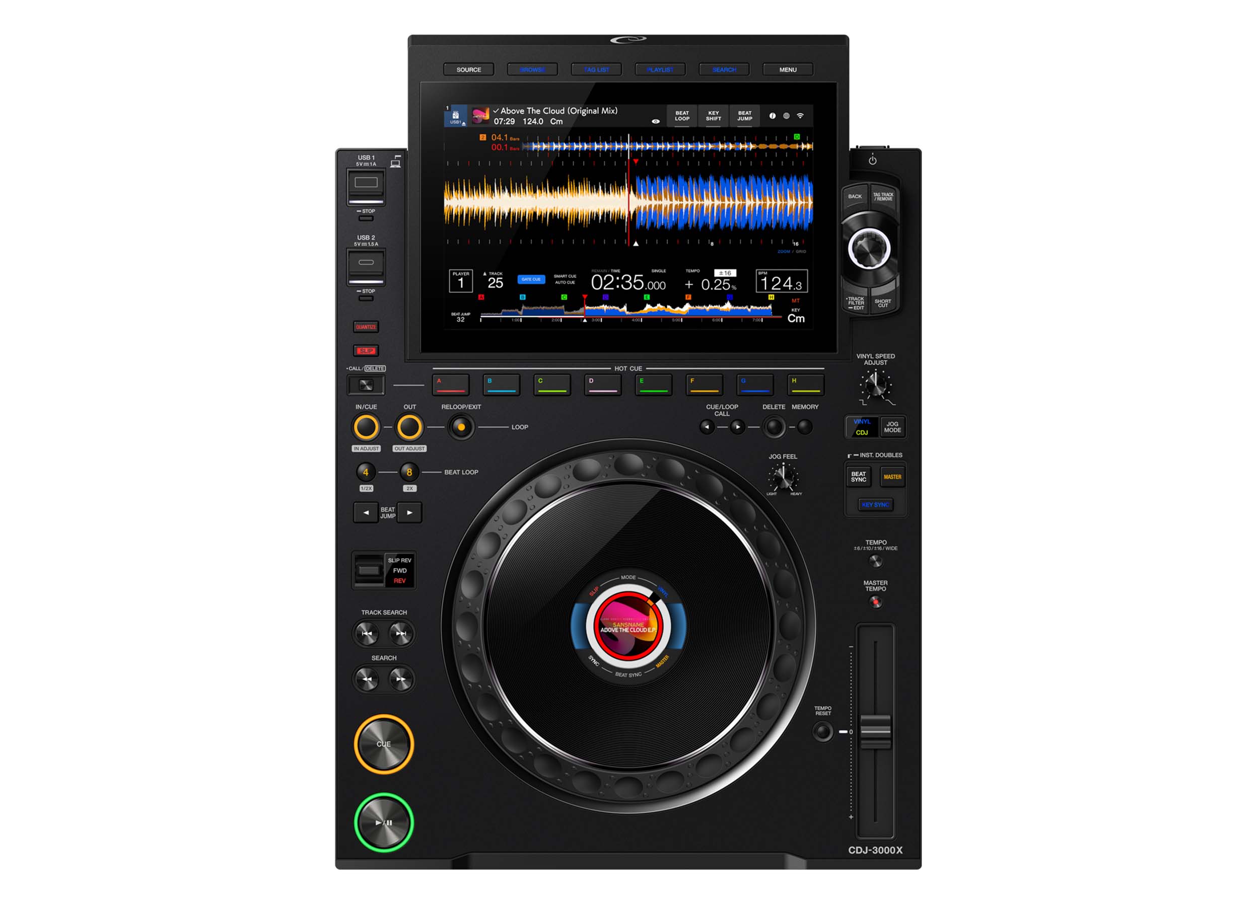 AlphaTheta CDJ-3000X Next-Generation Flagship DJ Media Player by AlphaTheta