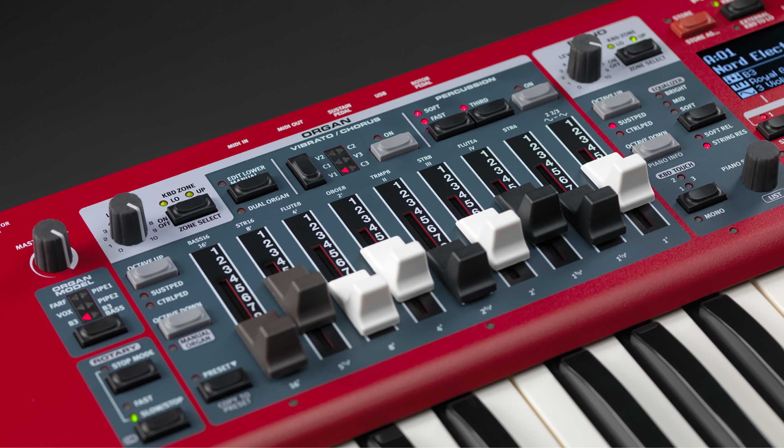 Nord NELECTRO6D-61 Semi-Weighted Waterfall Action 61-Key Keyboard by Nord