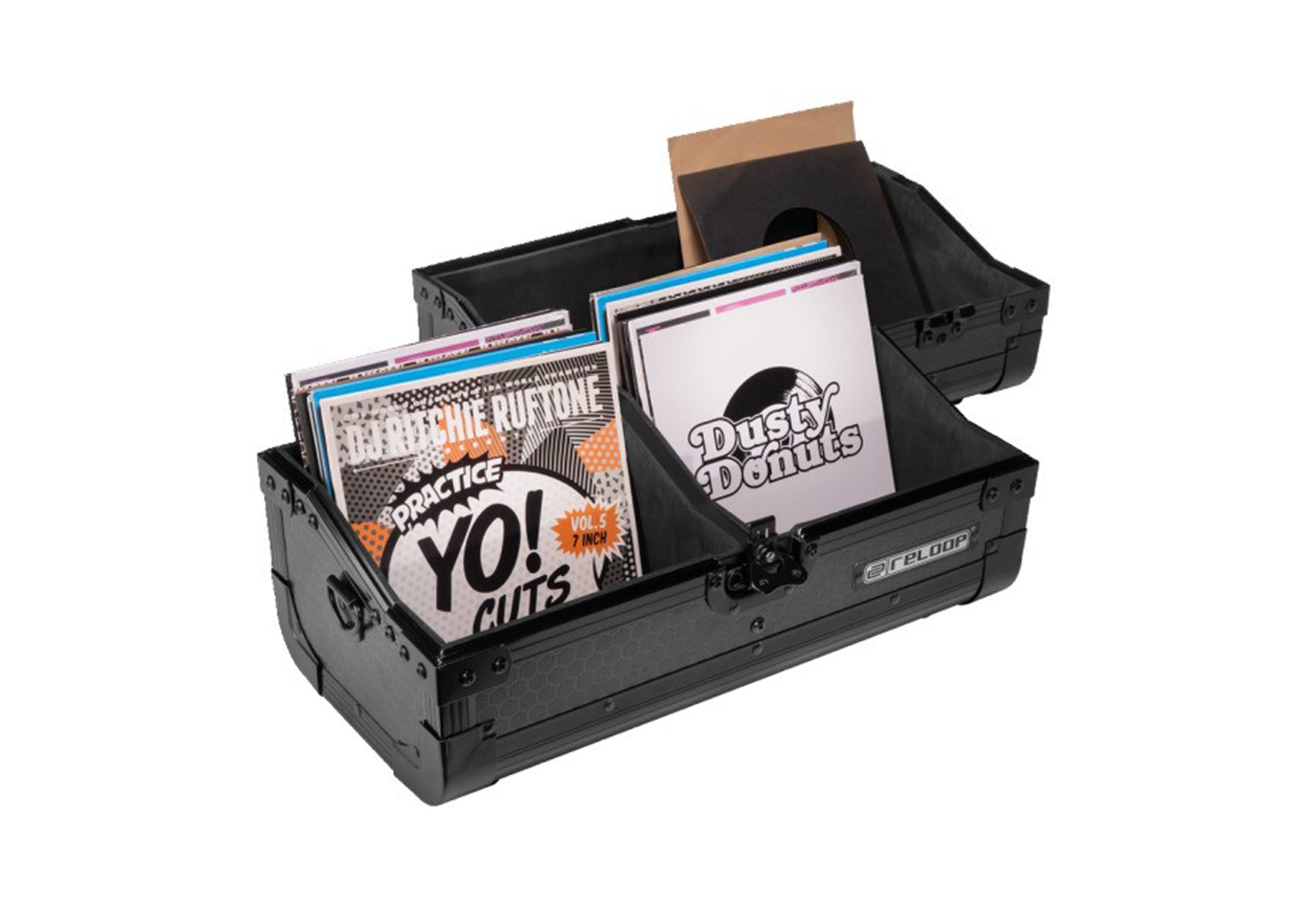 Reloop REC-CASE-7-150-BLK 7″ Vinyl Record Case by Reloop