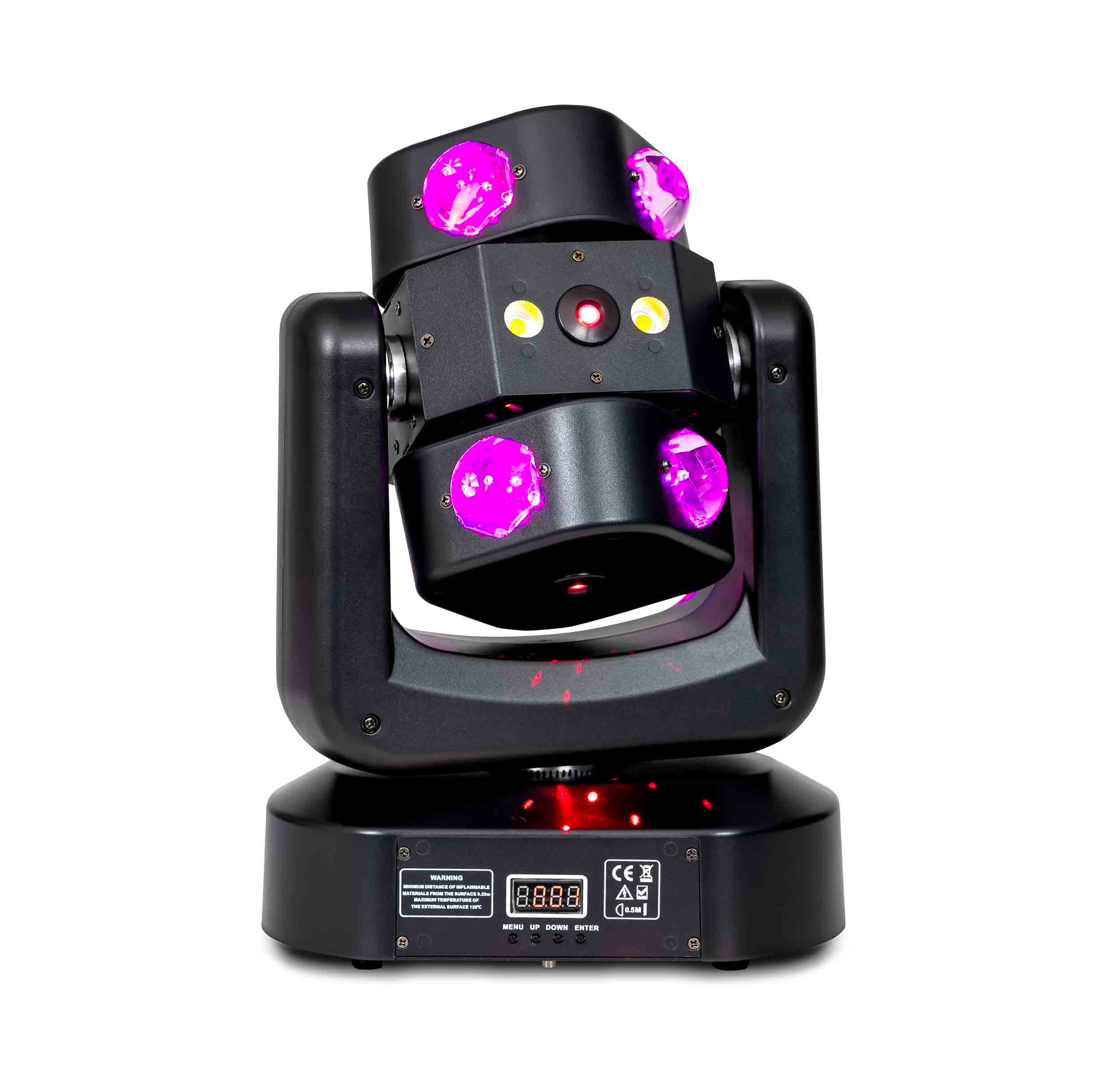 Colorkey CKU-1072, FX Multi-Effect Moving Head with Multicolor LED Beams and Lasers Effect by ColorKey