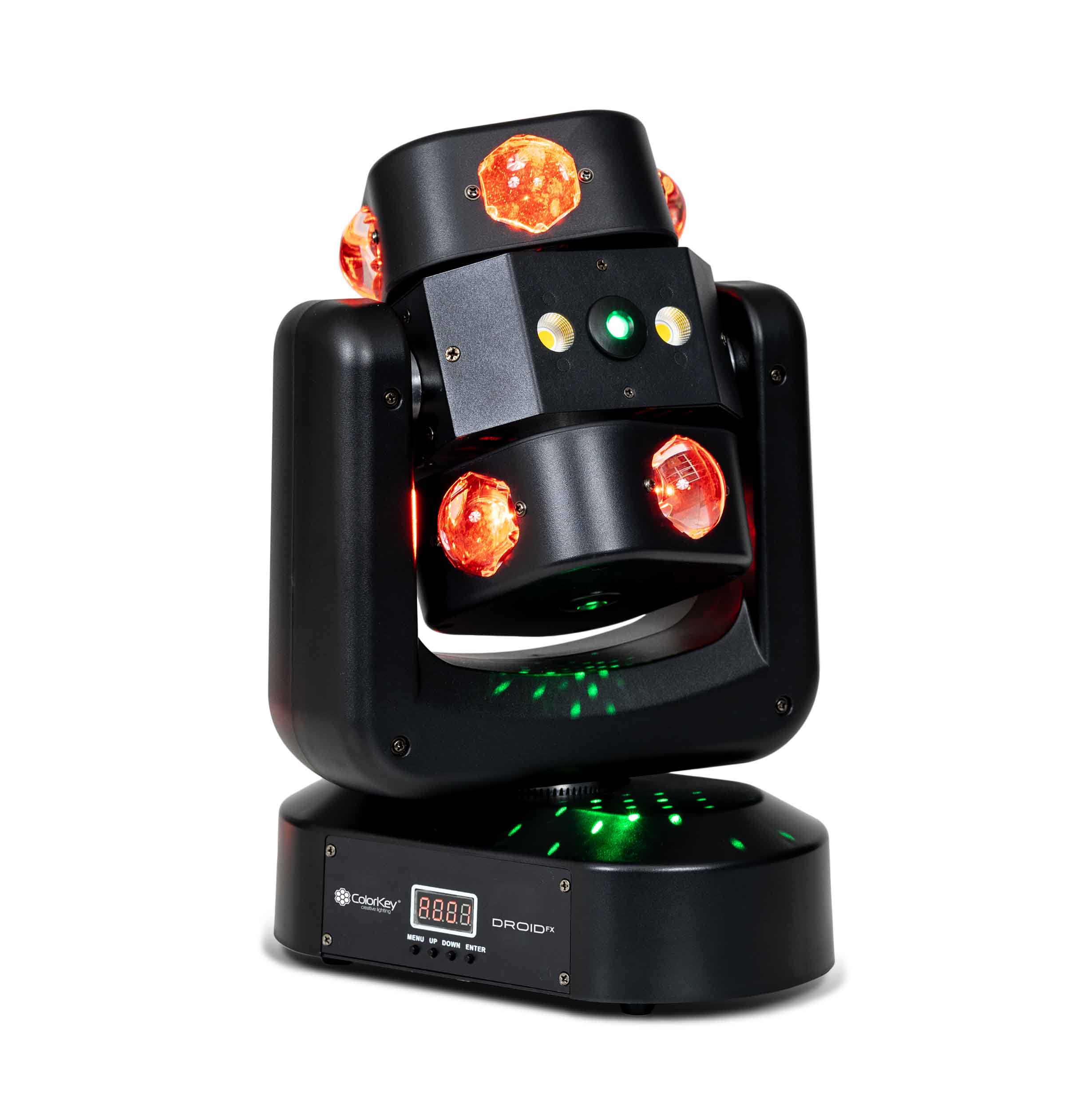 Colorkey CKU-1072, FX Multi-Effect Moving Head with Multicolor LED Beams and Lasers Effect by ColorKey
