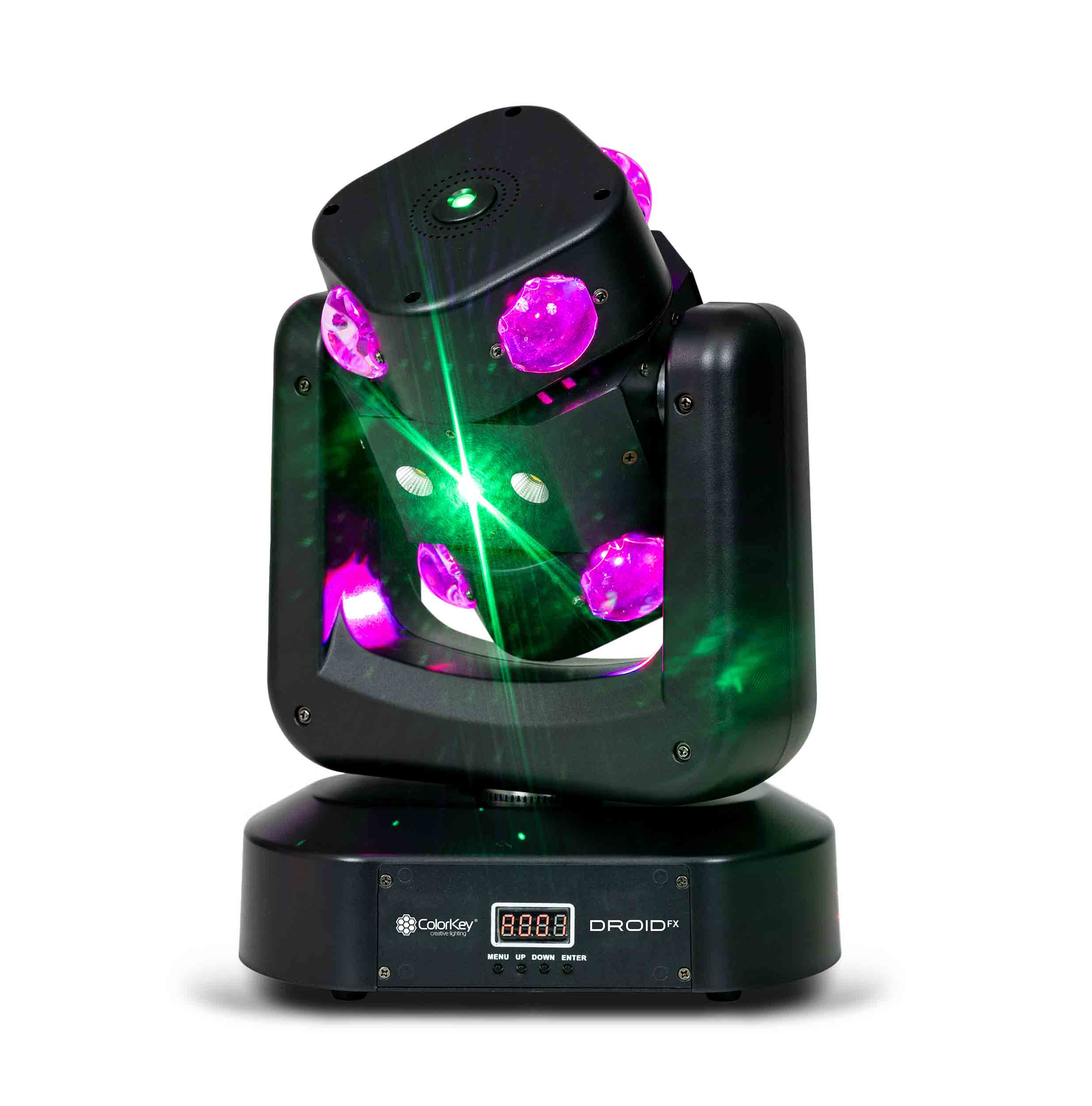 Colorkey CKU-1072, FX Multi-Effect Moving Head with Multicolor LED Beams and Lasers Effect by ColorKey