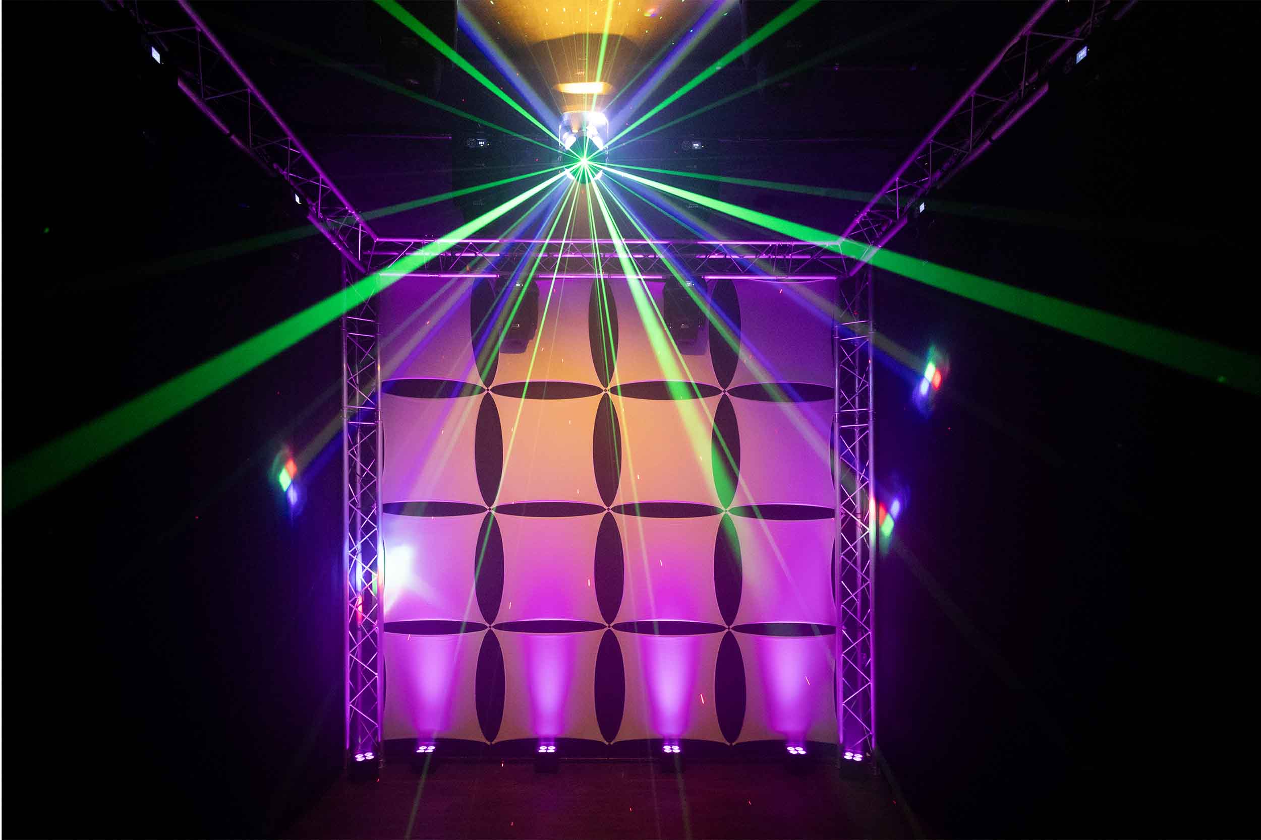 Colorkey CKU-1072, FX Multi-Effect Moving Head with Multicolor LED Beams and Lasers Effect by ColorKey