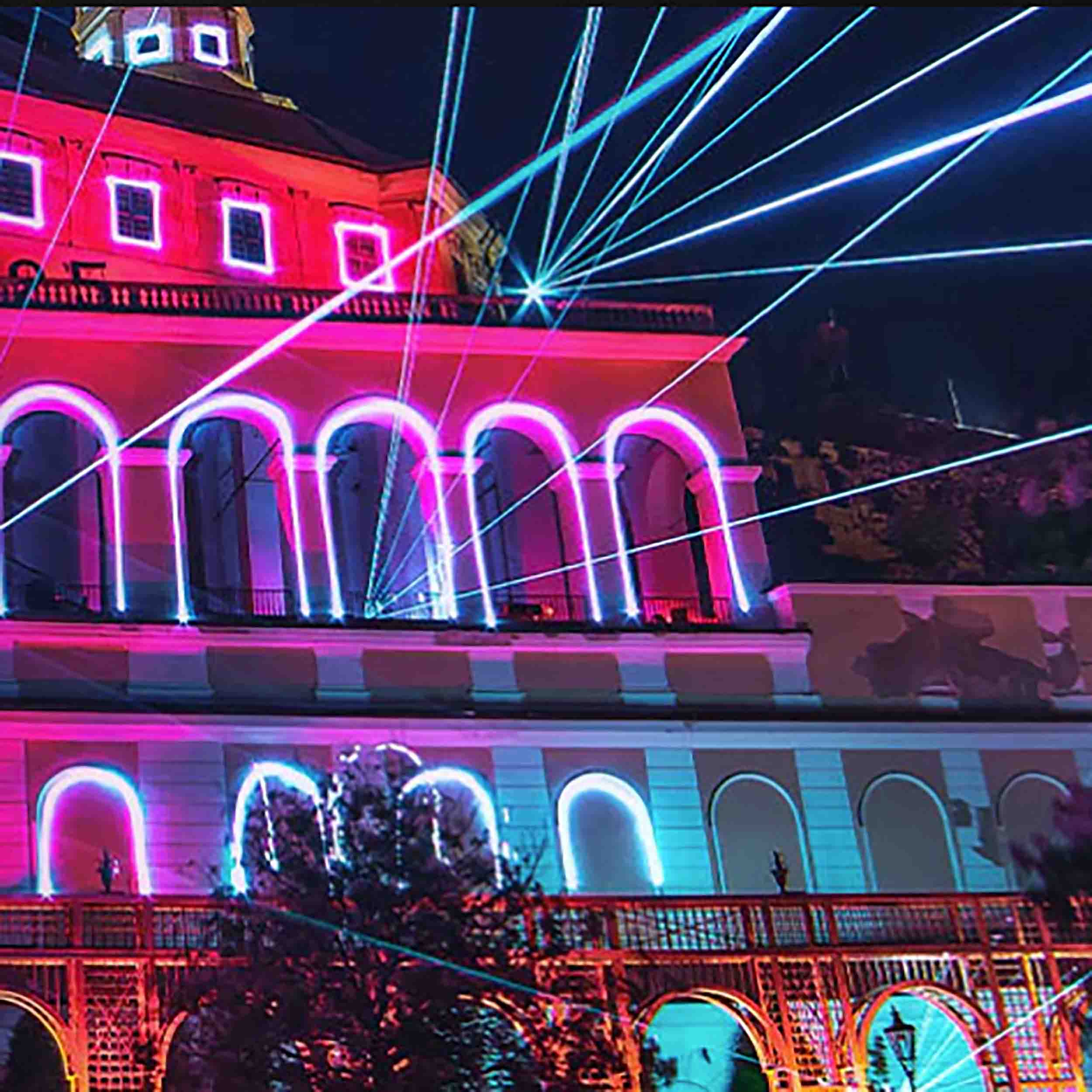 B-Stock: ProX X-RAW5, Unity High Power RGB Laser Light Show Projector System by ProX Cases