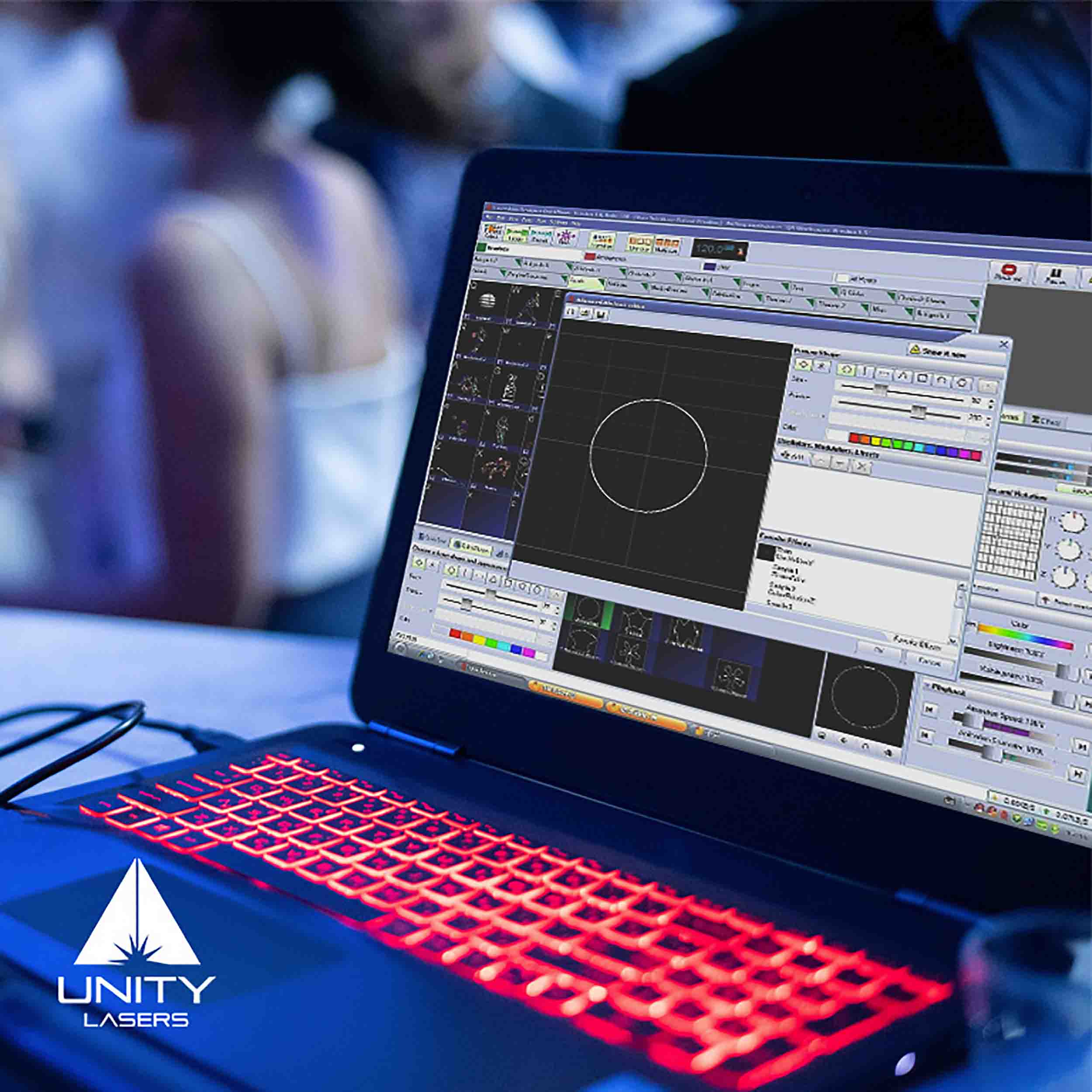 B-Stock: ProX X-RAW5, Unity High Power RGB Laser Light Show Projector System by ProX Cases