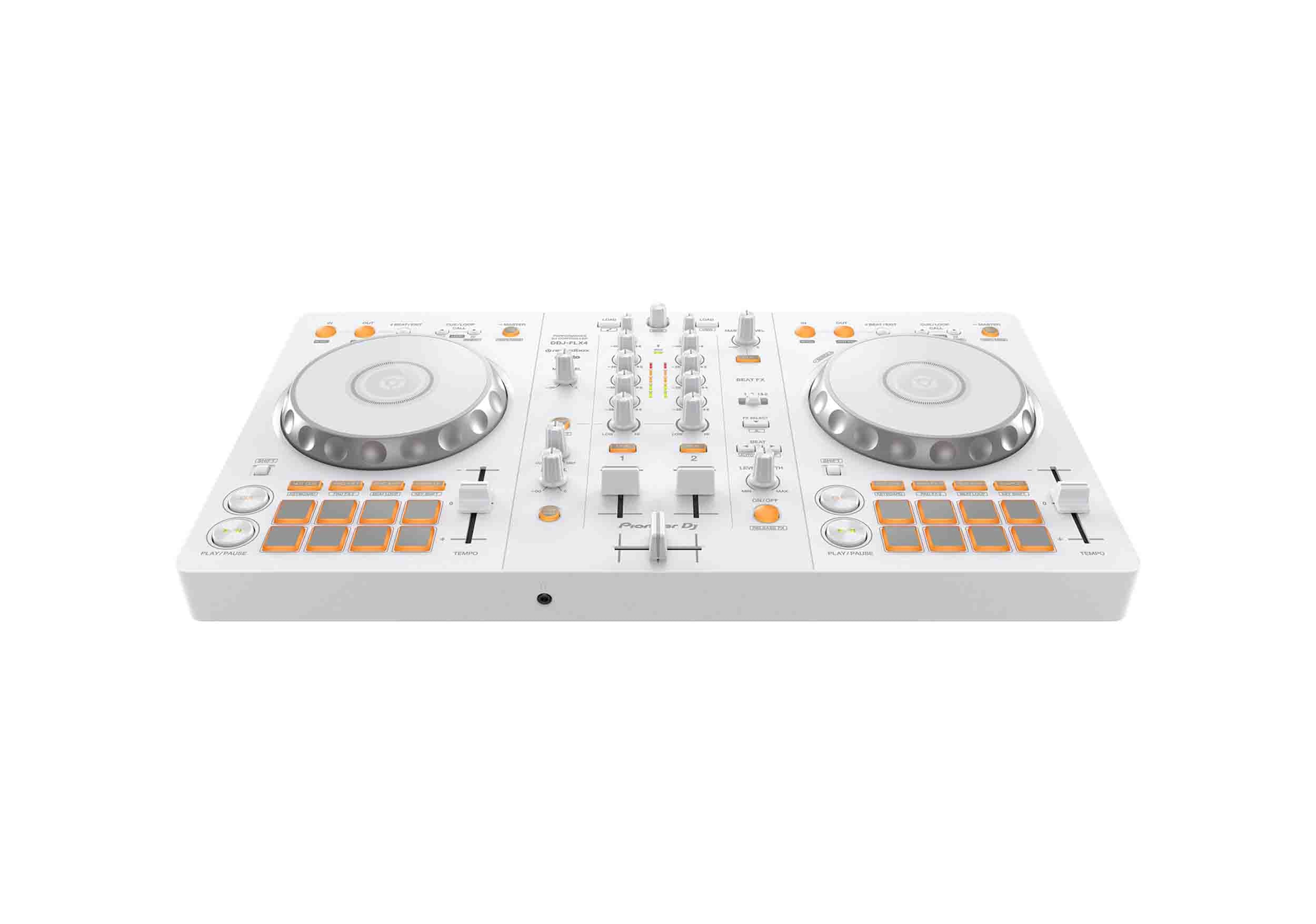 B-Stock: Pioneer DJ DDJ-FLX4-W, 2-Channel DJ Controller for Serato and Rekordbox - White by AlphaTheta