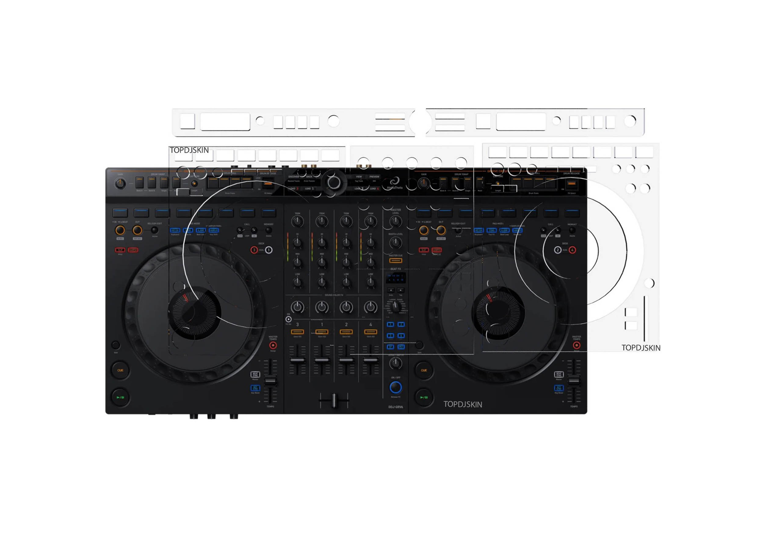 DJ SKIN Protective Cover for Pioneer DDJ-GRV6 DJ Controller by DJ Skin