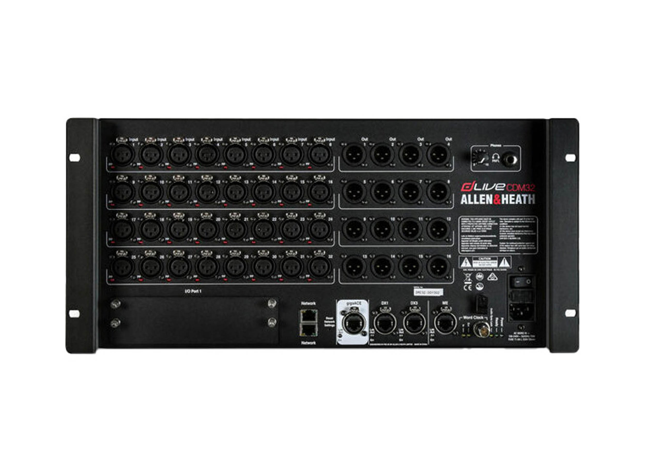 Allen & Heath AH-DLIVE-CDM32-RUFX Digital MixRack Stage Box by ALLEN & HEATH
