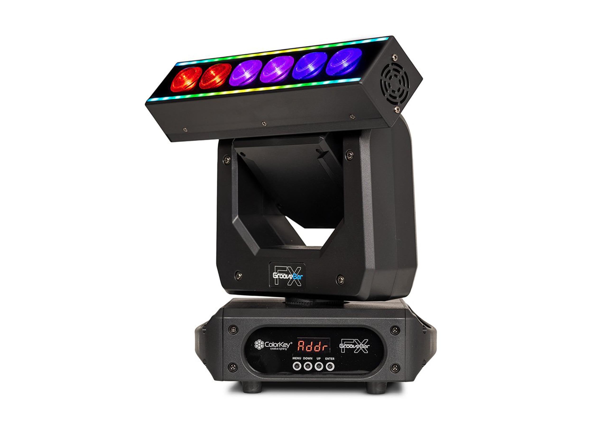 ColorKey CKU-1076 GrooveBar FX Moving Head Bar with Pixel Control and RGB Strip Effects - Black by ColorKey