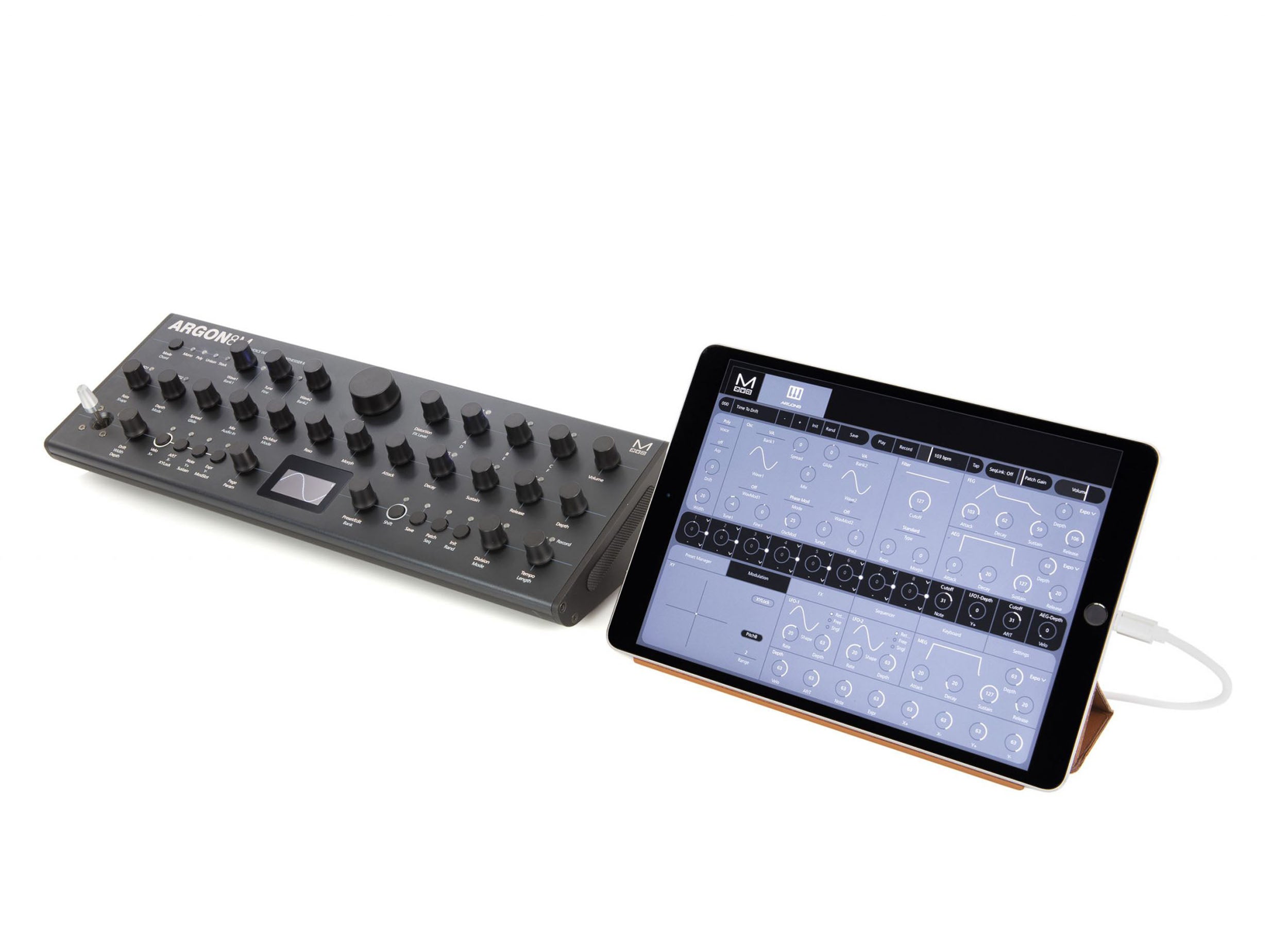 Modal ARGON8M Polyphonic Wavetable Synthesizer Module by Modal